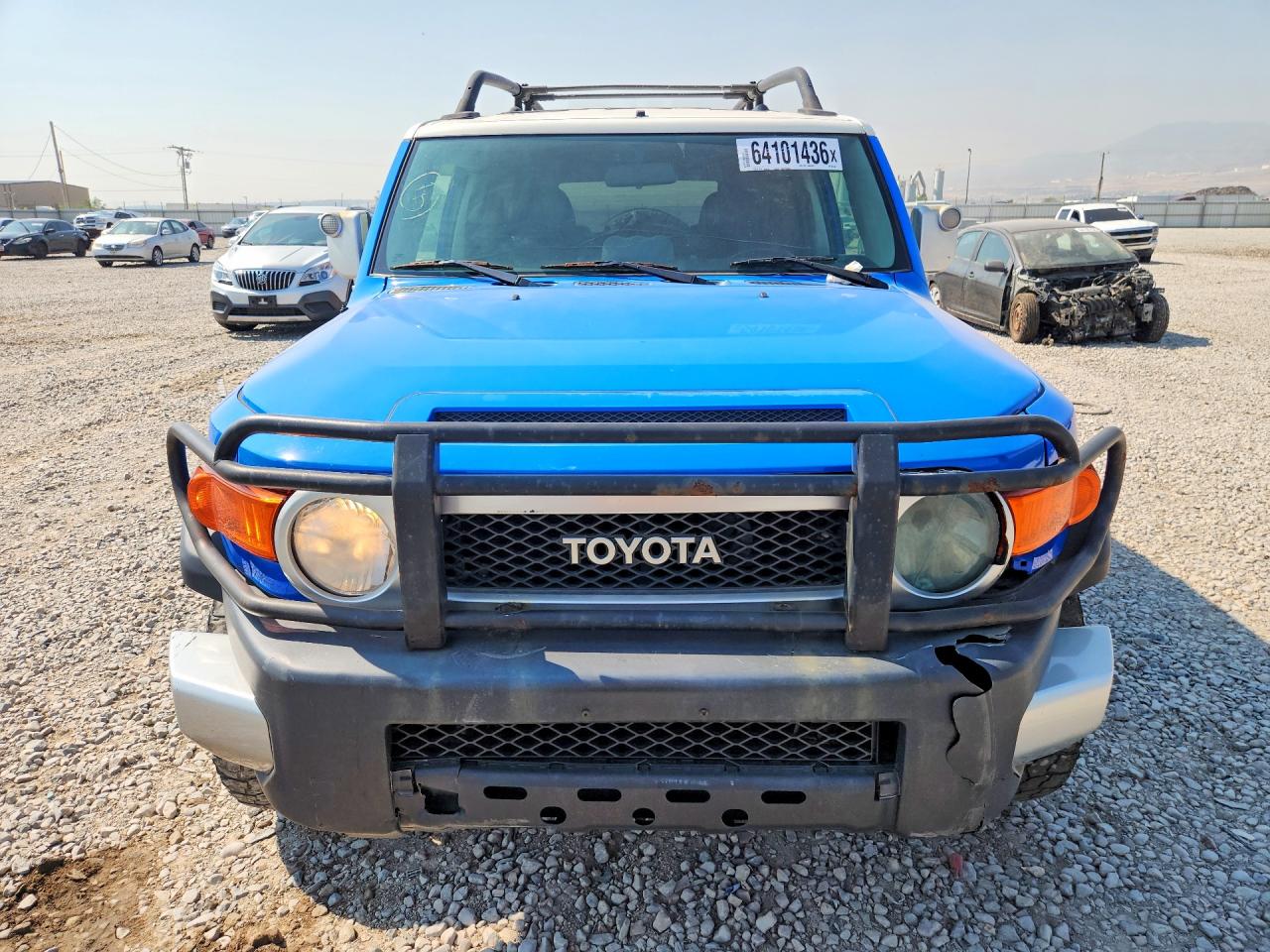 2008 Toyota Fj Cruiser Base Blue vin: JTEBU11F98K023486