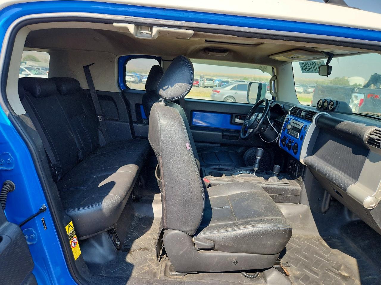 2008 Toyota Fj Cruiser Base Blue vin: JTEBU11F98K023486