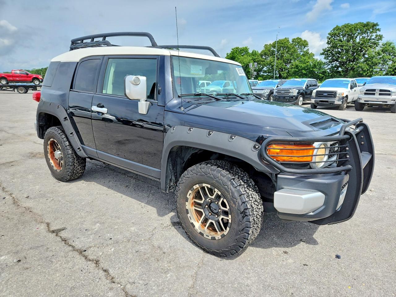 2008 Toyota Fj Cruiser Base Black vin: JTEBU11F98K052907