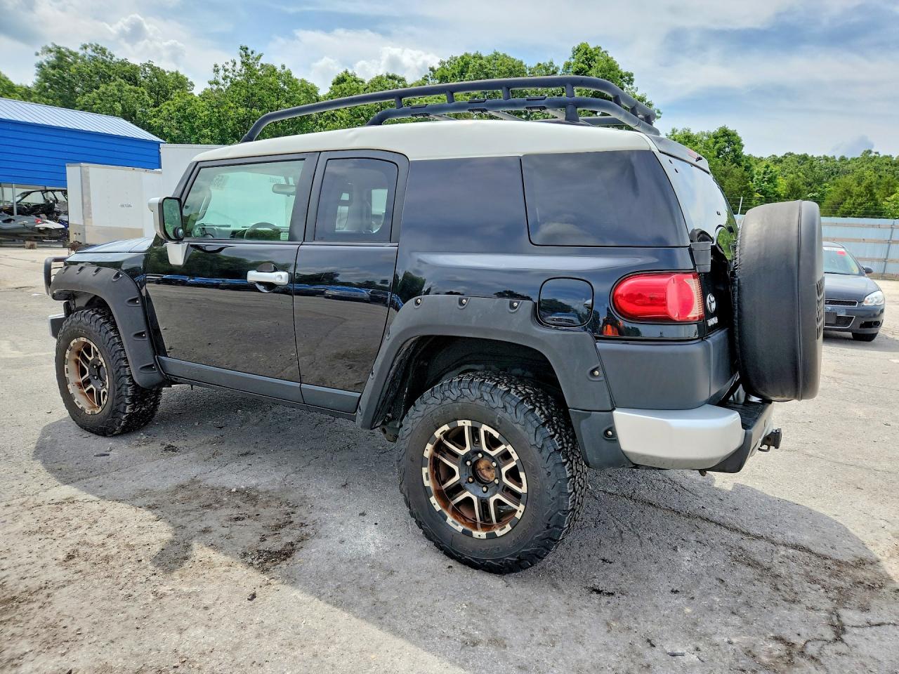 2008 Toyota Fj Cruiser Base Black vin: JTEBU11F98K052907