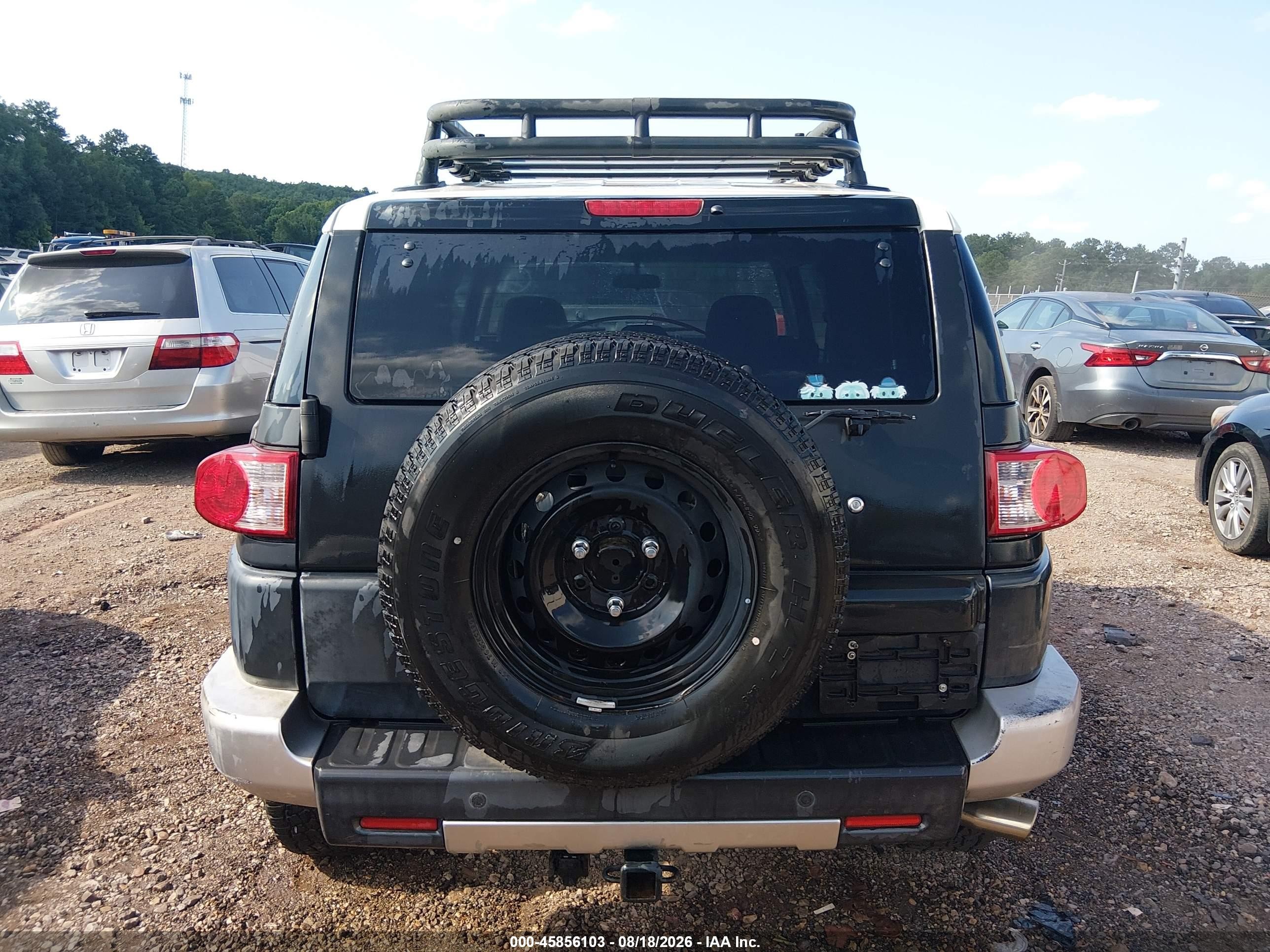 2007 Toyota Fj Cruiser   Black vin: JTEBU11FX70020414