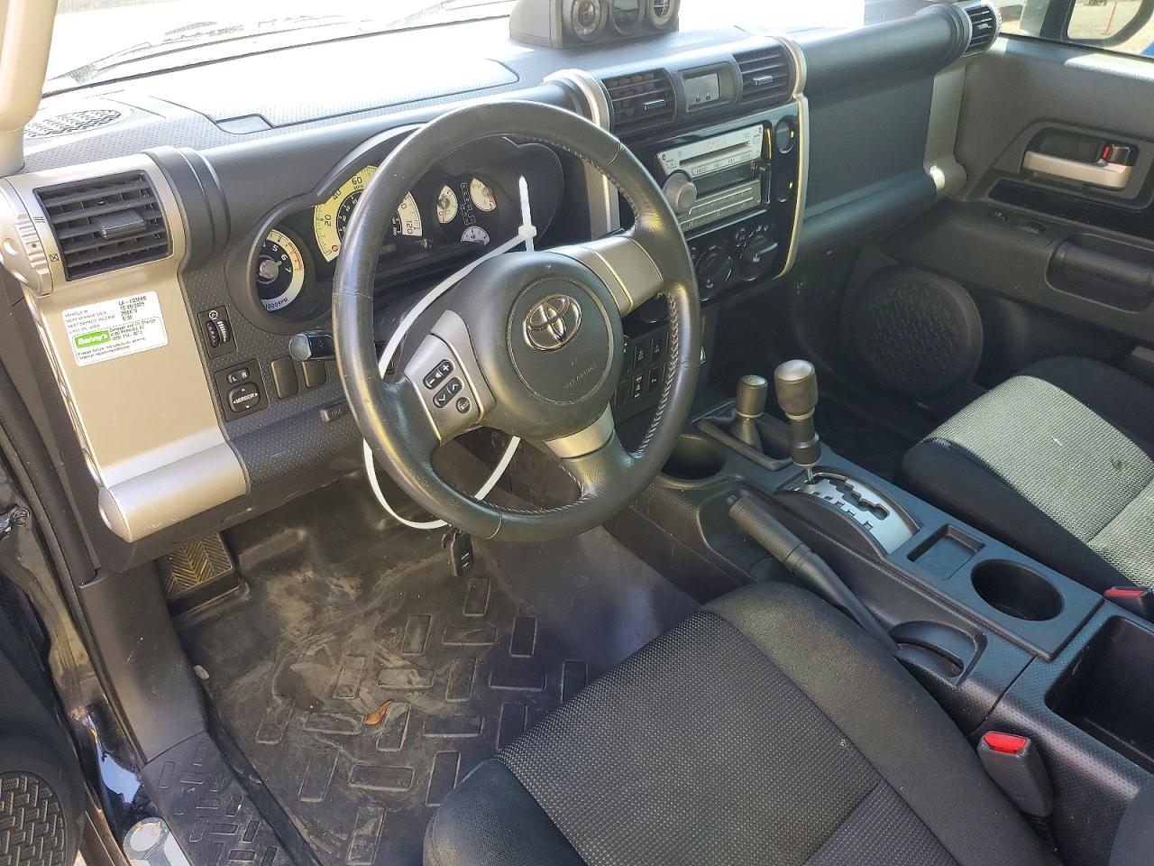 2007 Toyota Fj Cruiser Base Black vin: JTEBU11FX70074361