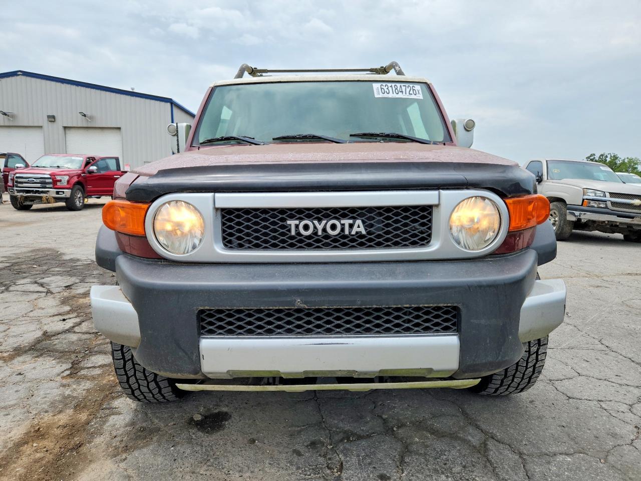 2008 Toyota Fj Cruiser Base Burgundy vin: JTEBU11FX8K011041