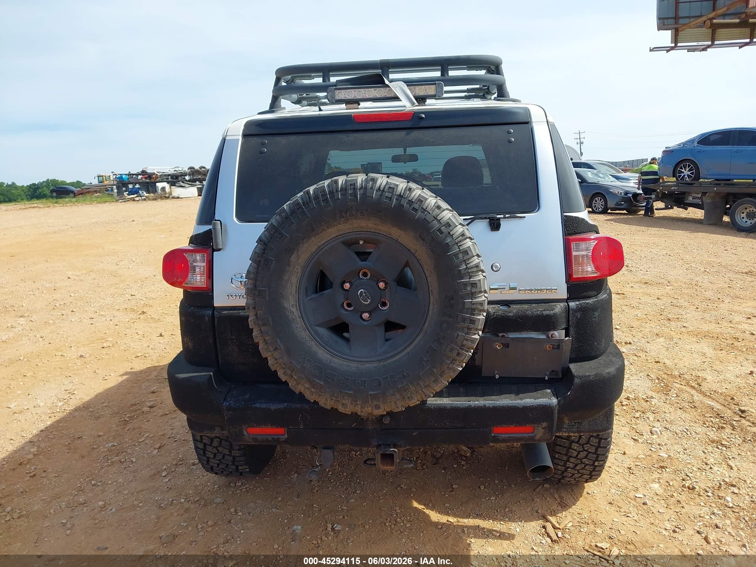 2008 Toyota Fj Cruiser   Серый vin: JTEBU11FX8K027479