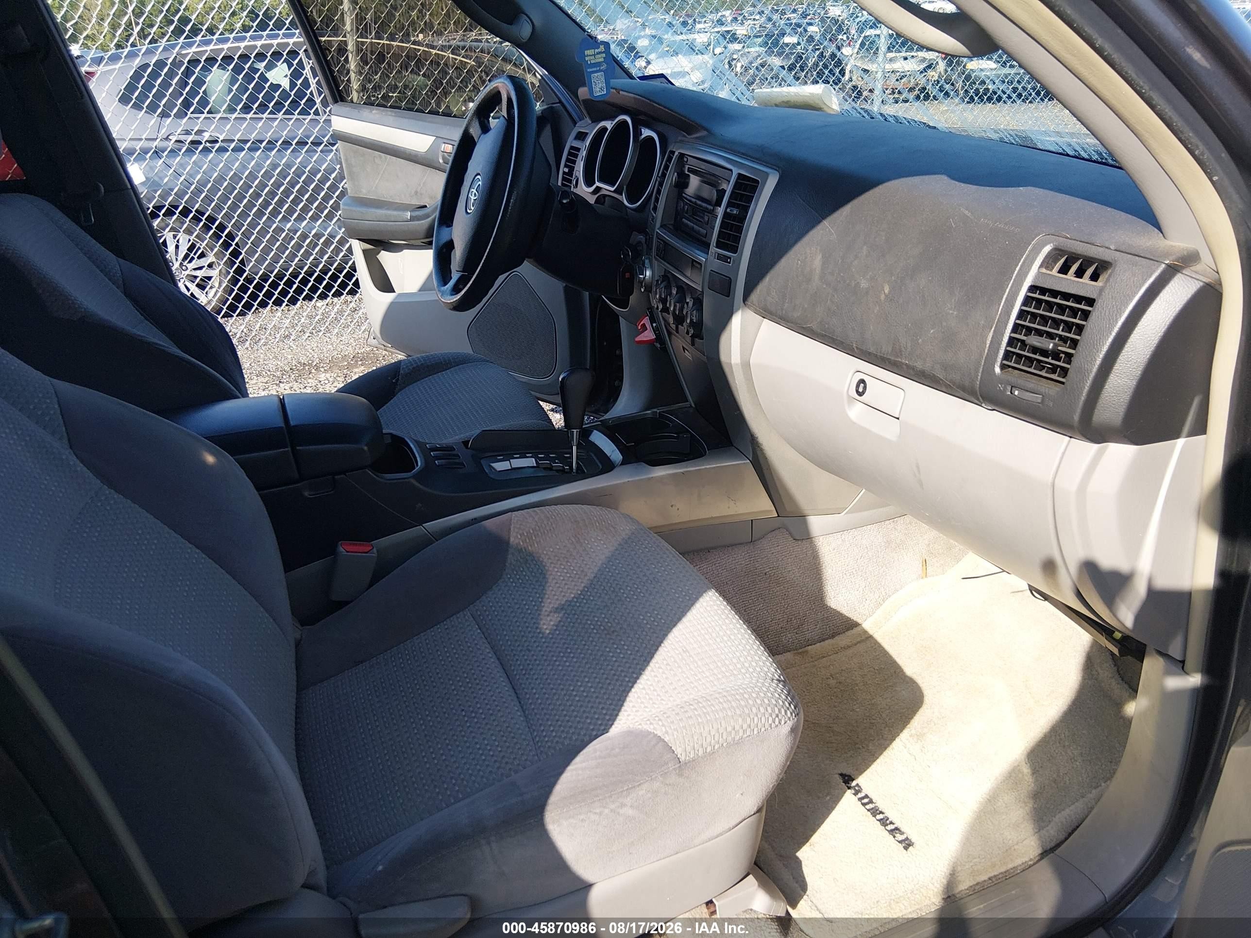 2003 Toyota 4runner Sr5 V6 Gray vin: JTEBU14R030002987