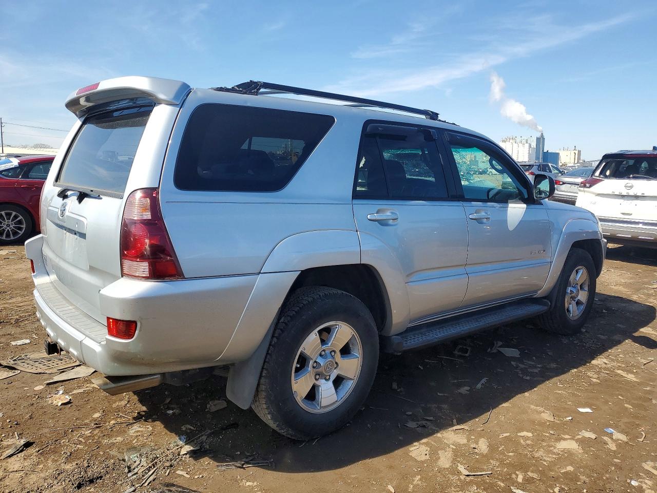 2004 Toyota 4runner Sr5 Silver vin: JTEBU14R040024716