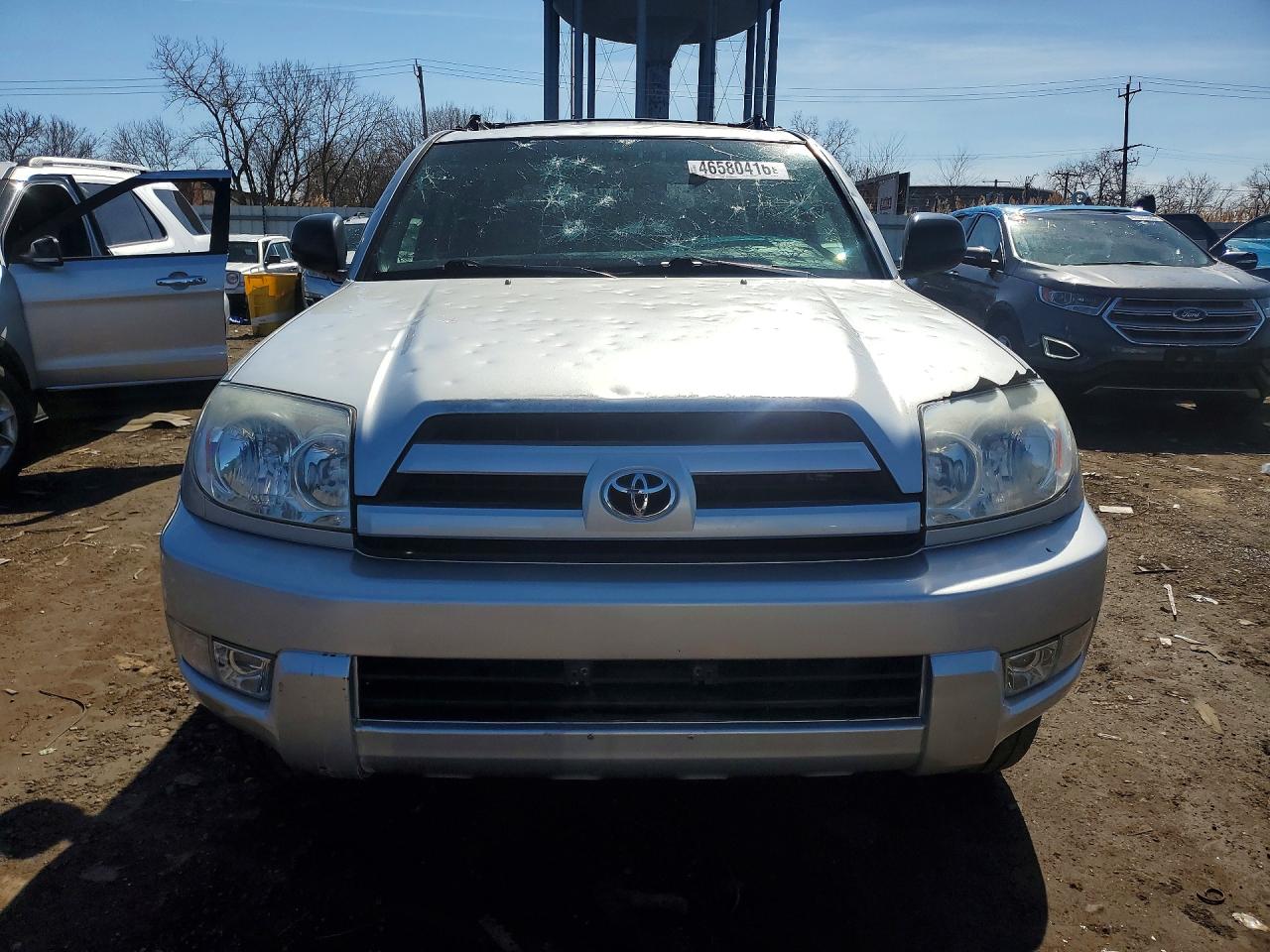 2004 Toyota 4runner Sr5 Silver vin: JTEBU14R040024716