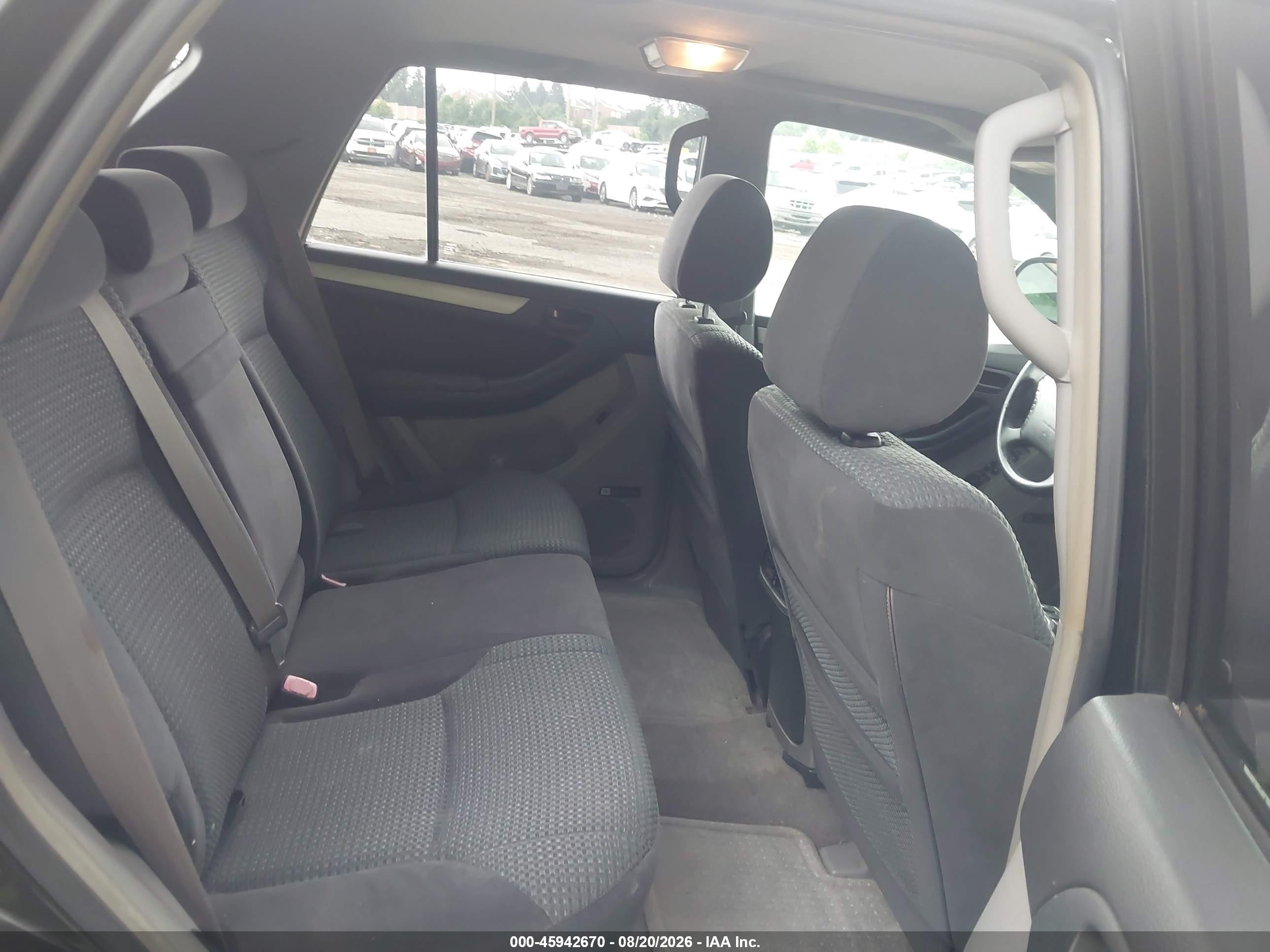 2005 Toyota 4runner Sr5 Sport V6 Black vin: JTEBU14R050061783