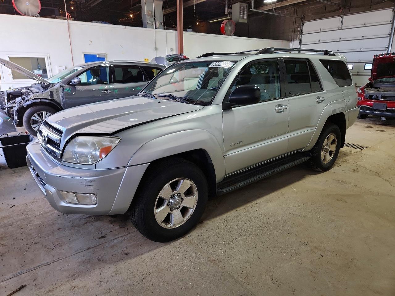 2005 Toyota 4runner Sr5 Silver vin: JTEBU14R050063629