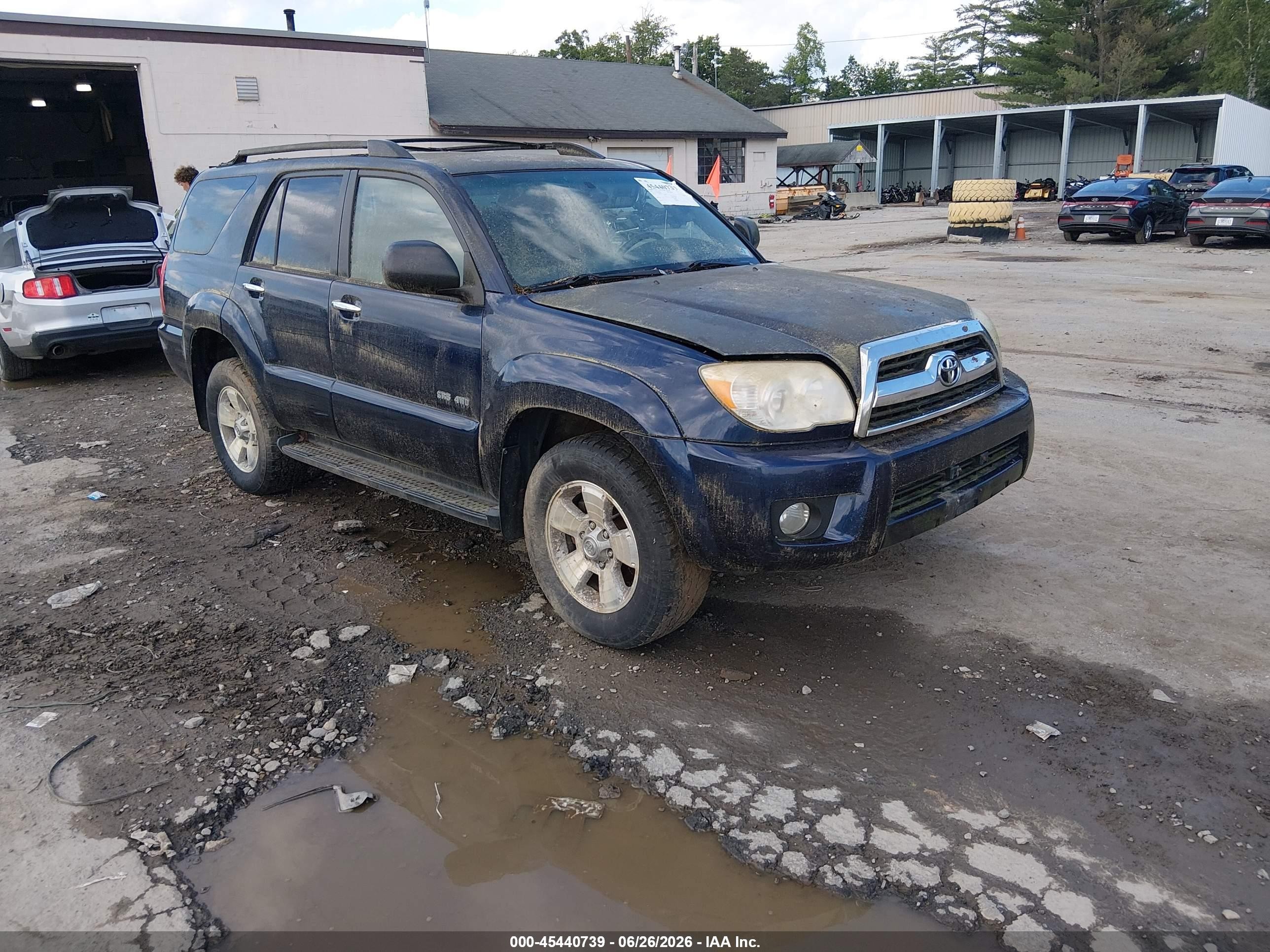 2006 Toyota 4runner Sr5 Navy vin: JTEBU14R060086703