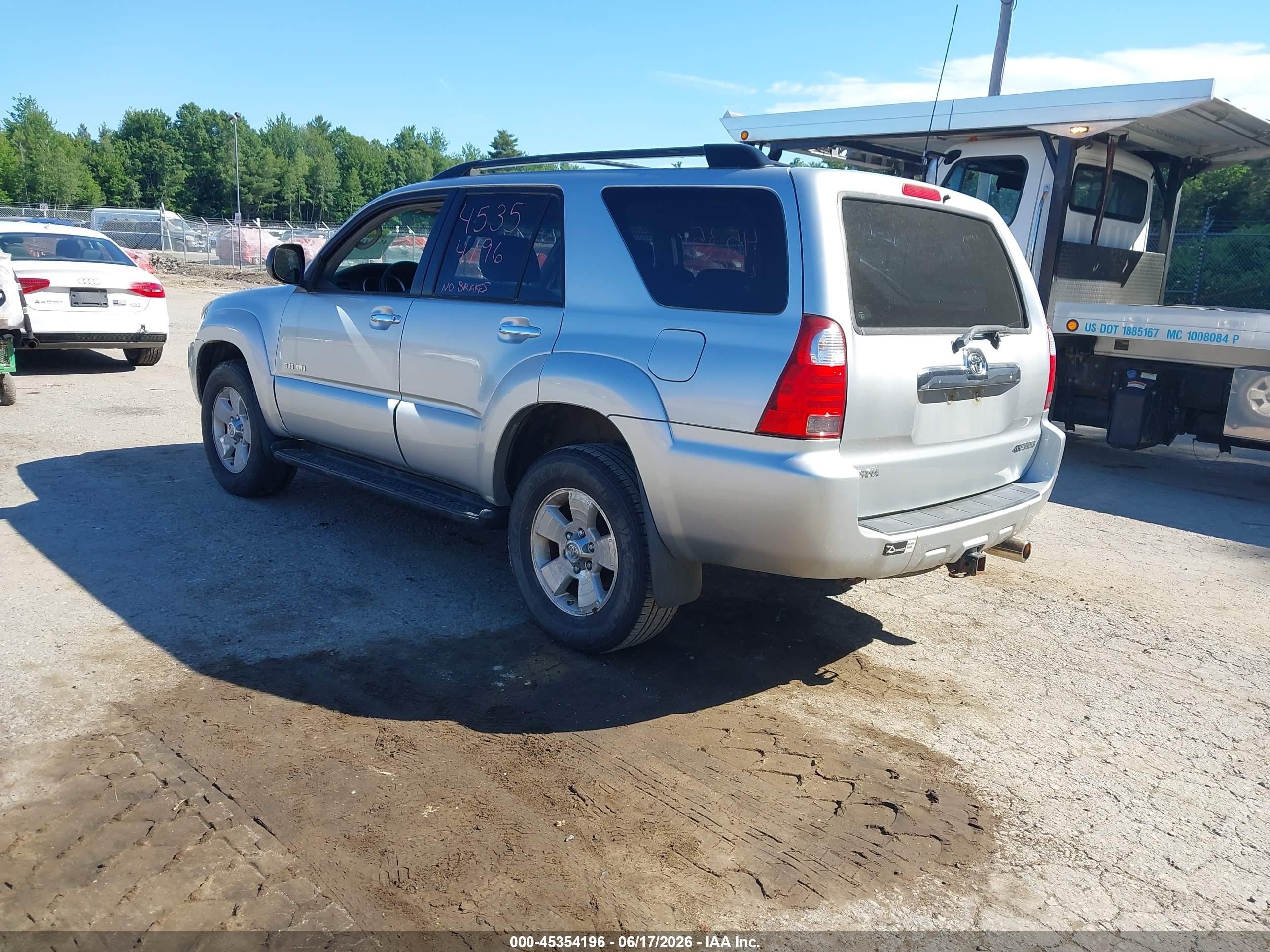 2006 Toyota 4runner Sr5 Gray vin: JTEBU14R060096969