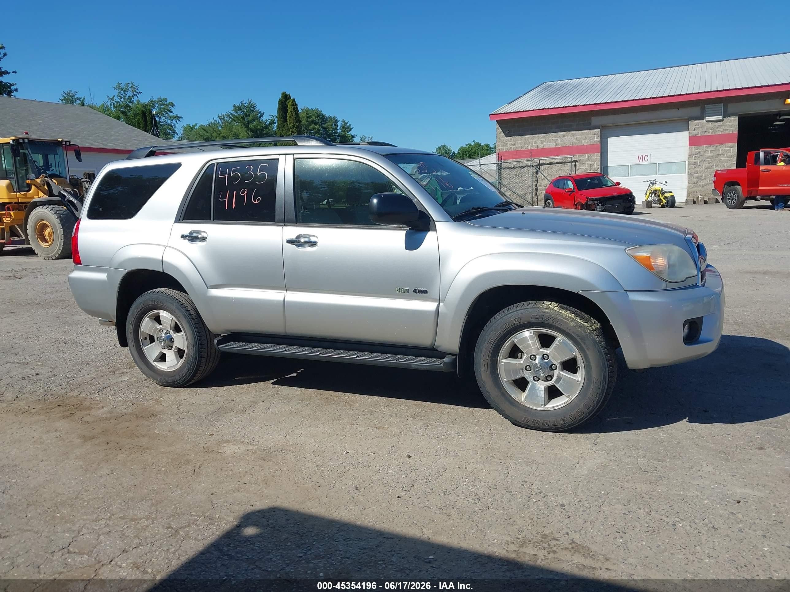 2006 Toyota 4runner Sr5 Gray vin: JTEBU14R060096969