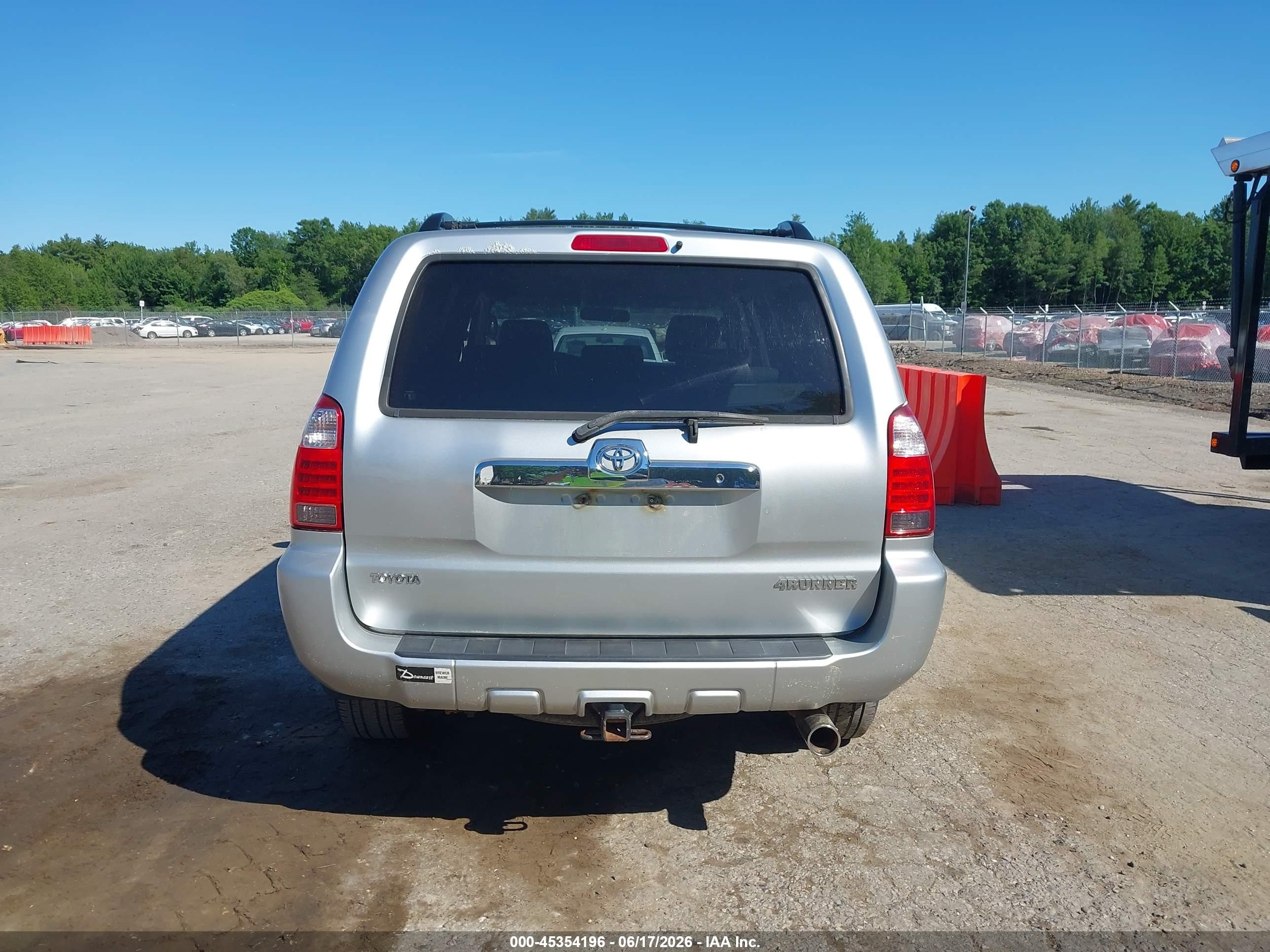 2006 Toyota 4runner Sr5 Gray vin: JTEBU14R060096969