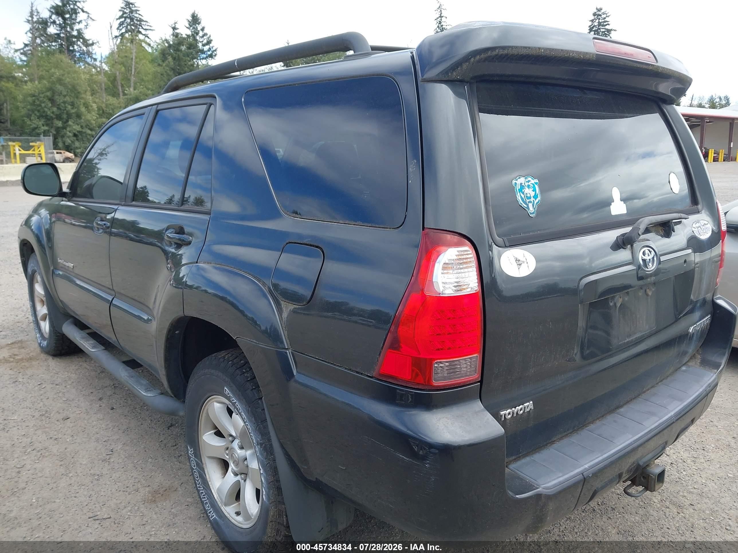 2006 Toyota 4runner Sr5 Sport V6 Gray vin: JTEBU14R068060491