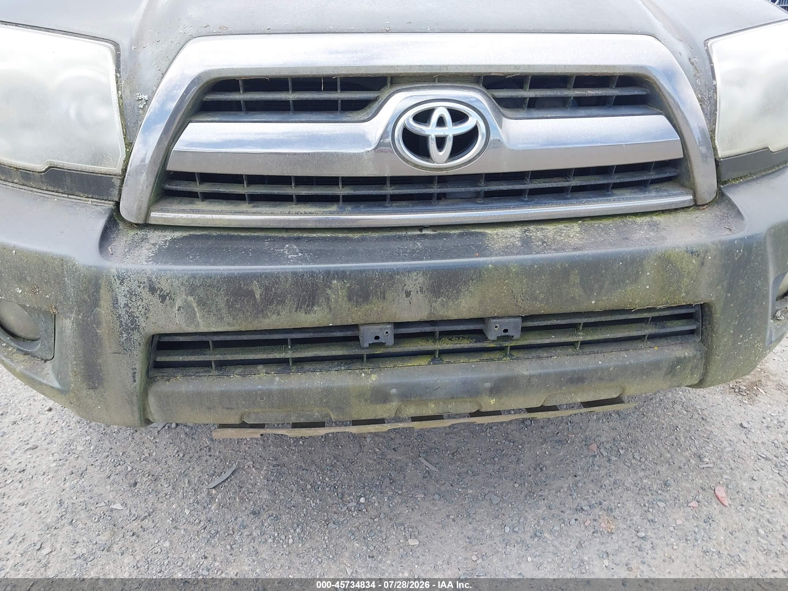 2006 Toyota 4runner Sr5 Sport V6 Gray vin: JTEBU14R068060491