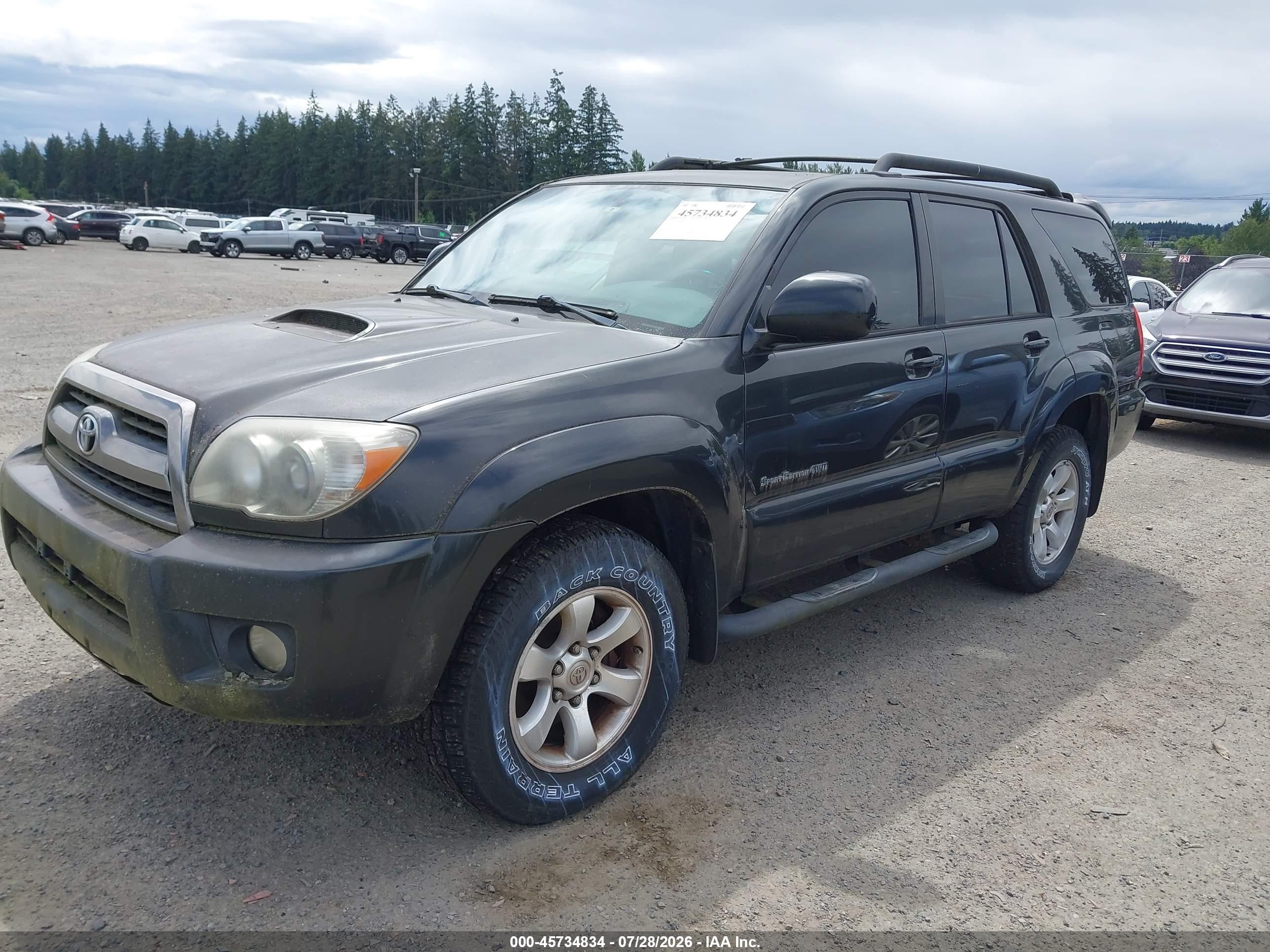 2006 Toyota 4runner Sr5 Sport V6 Gray vin: JTEBU14R068060491