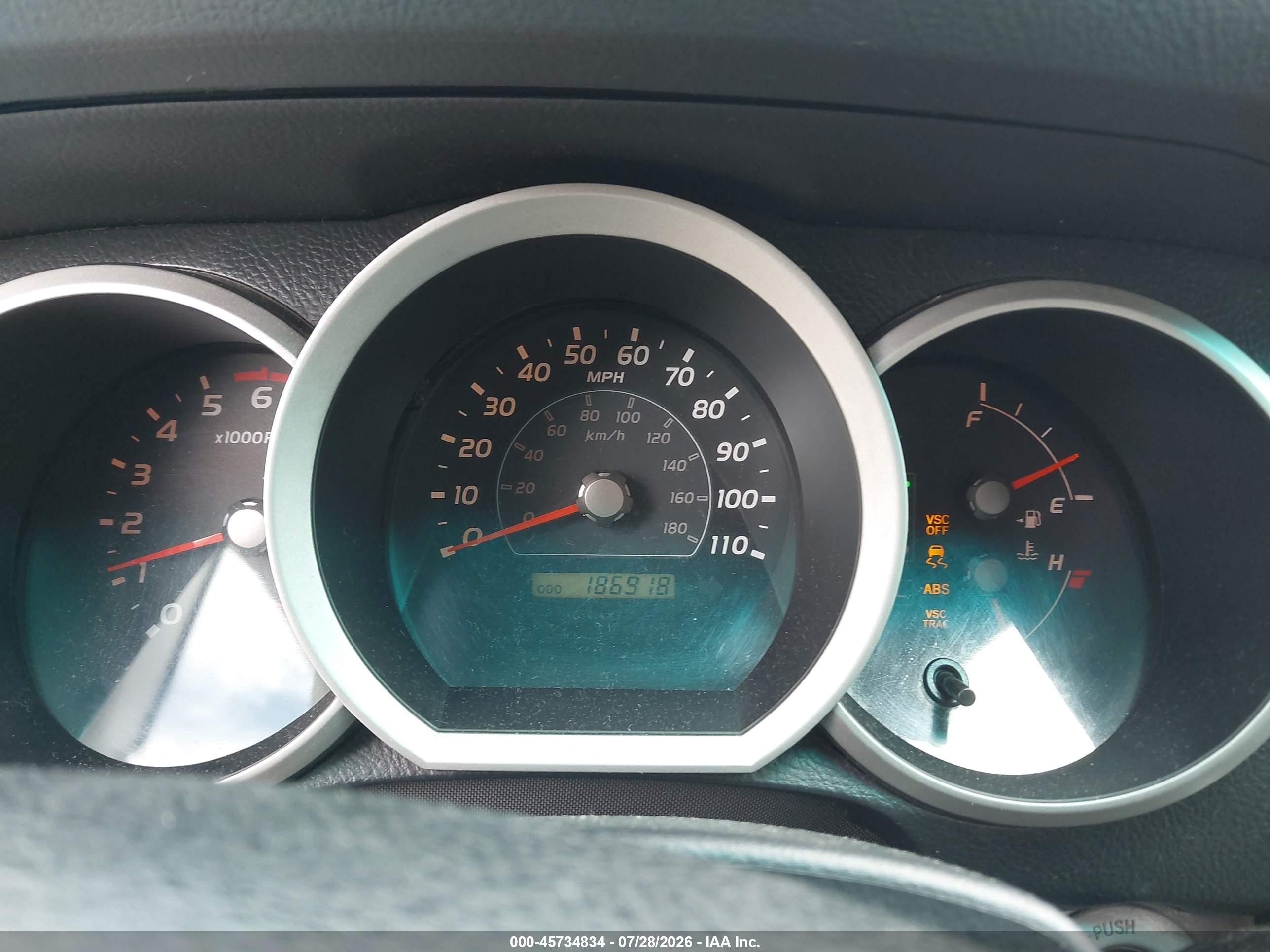 2006 Toyota 4runner Sr5 Sport V6 Gray vin: JTEBU14R068060491