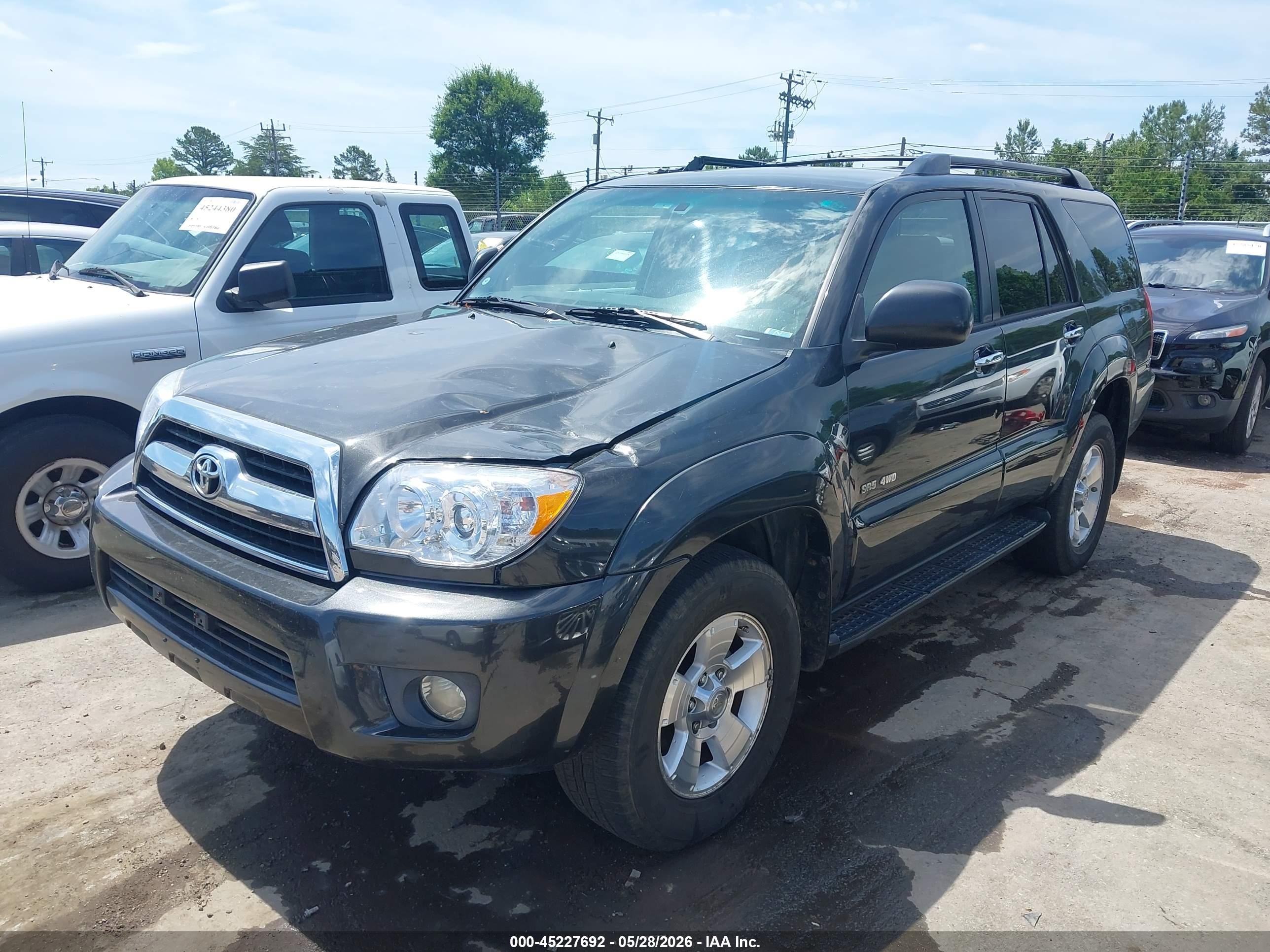 2006 Toyota 4runner Sr5 Black vin: JTEBU14R068061172