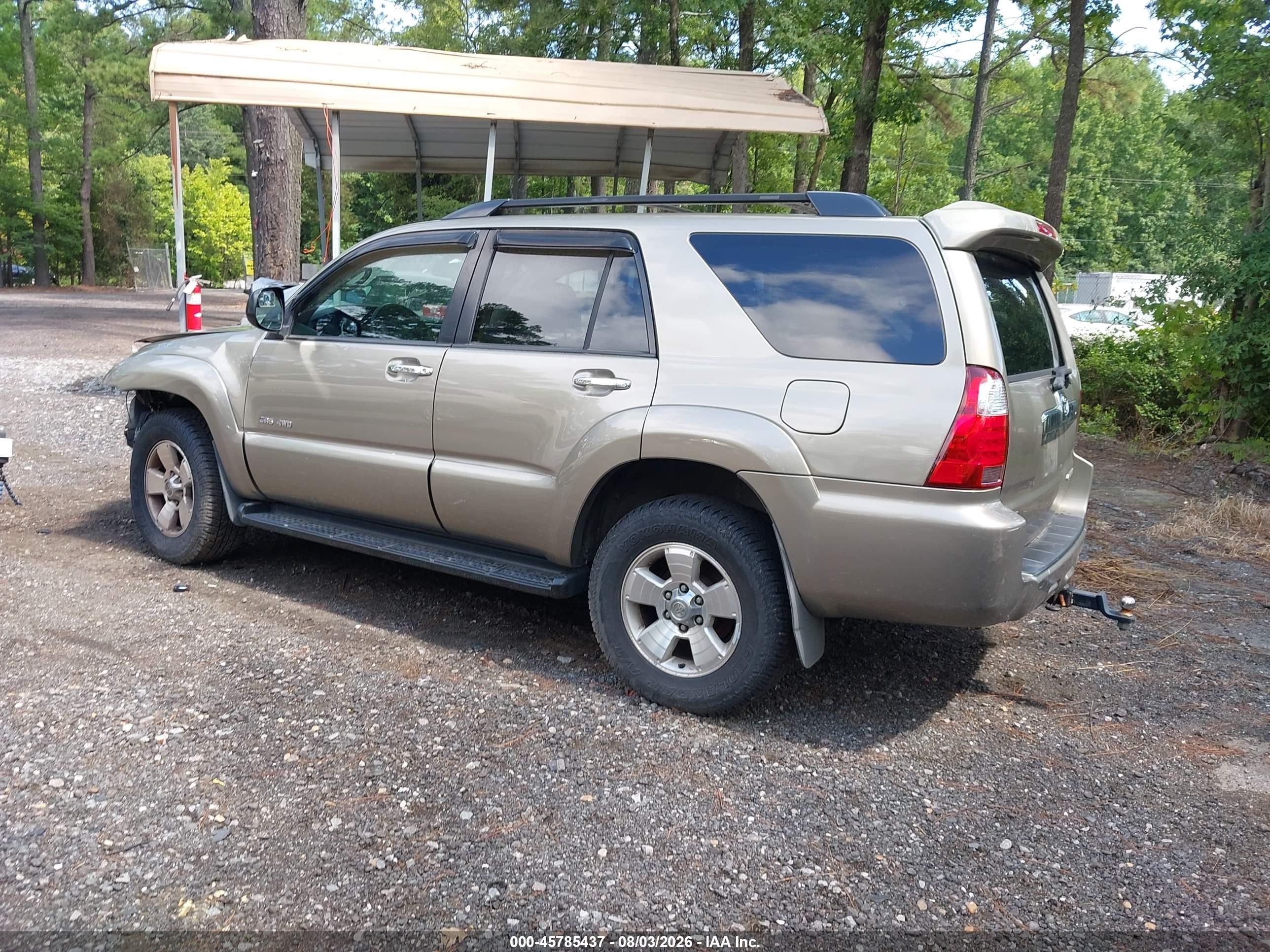 2006 Toyota 4runner Sr5 V6 Gray vin: JTEBU14R068063746