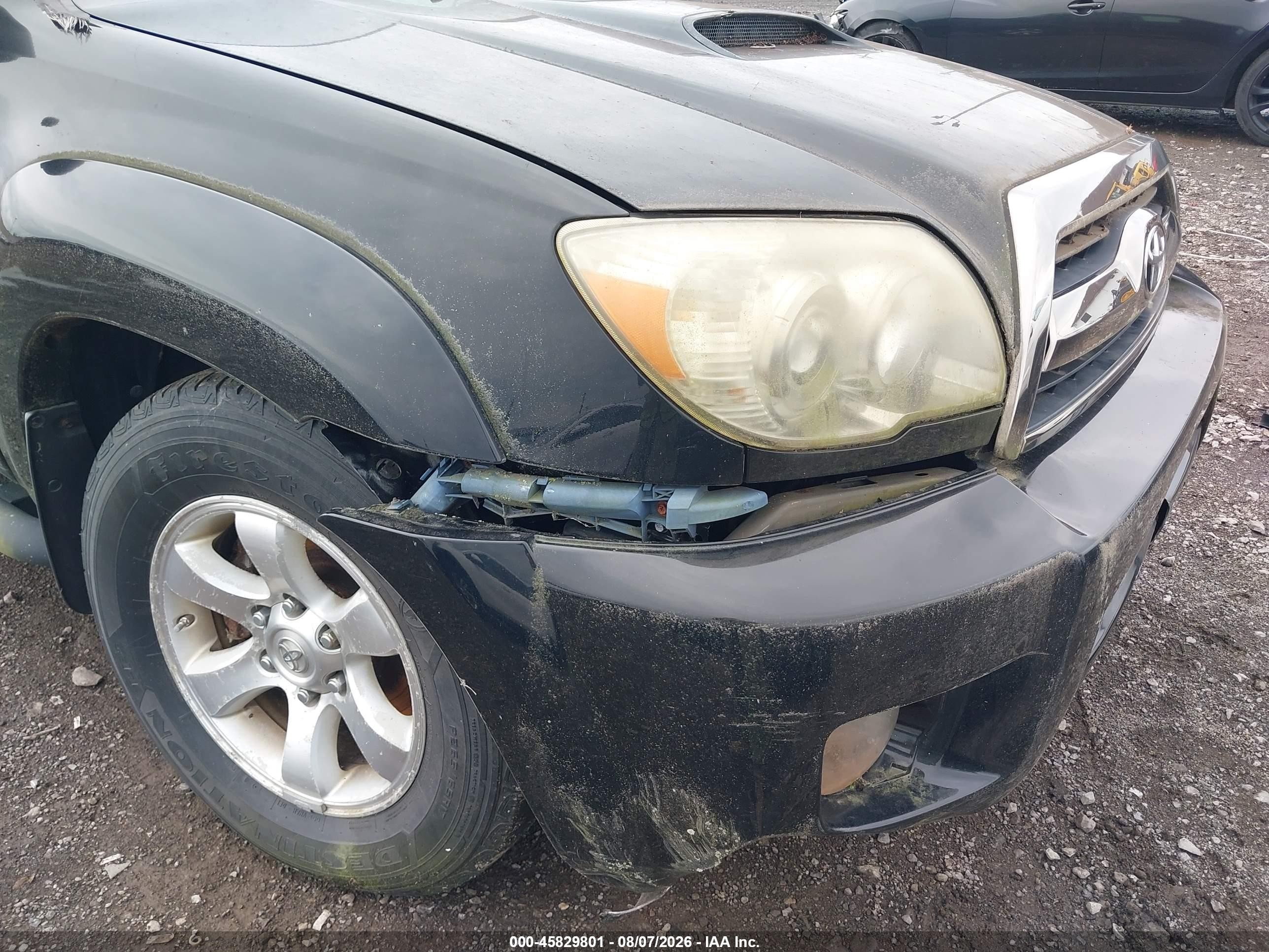 2007 Toyota 4runner Sr5 Sport Black vin: JTEBU14R070121693