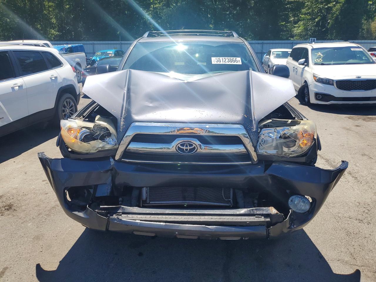 2007 Toyota 4runner Sr5 Gray vin: JTEBU14R070124433