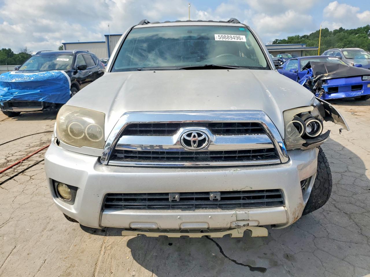 2007 Toyota 4runner Sr5 Silver vin: JTEBU14R078106970