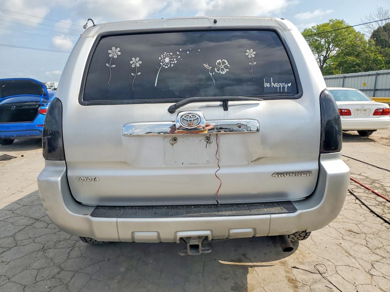 2007 Toyota 4runner Sr5 Silver vin: JTEBU14R078106970