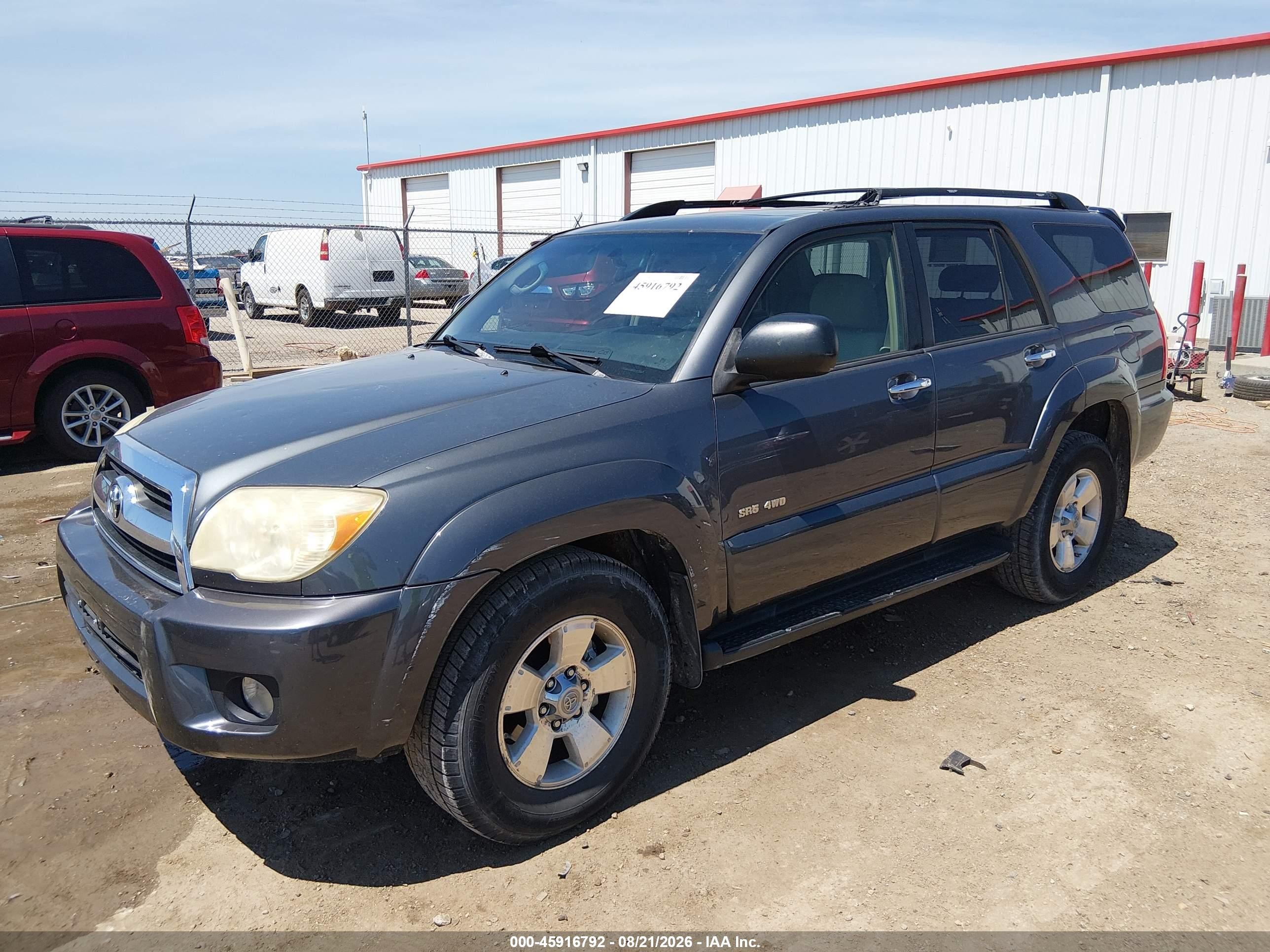 2008 Toyota 4runner Sr5 V6 Gray vin: JTEBU14R08K004556