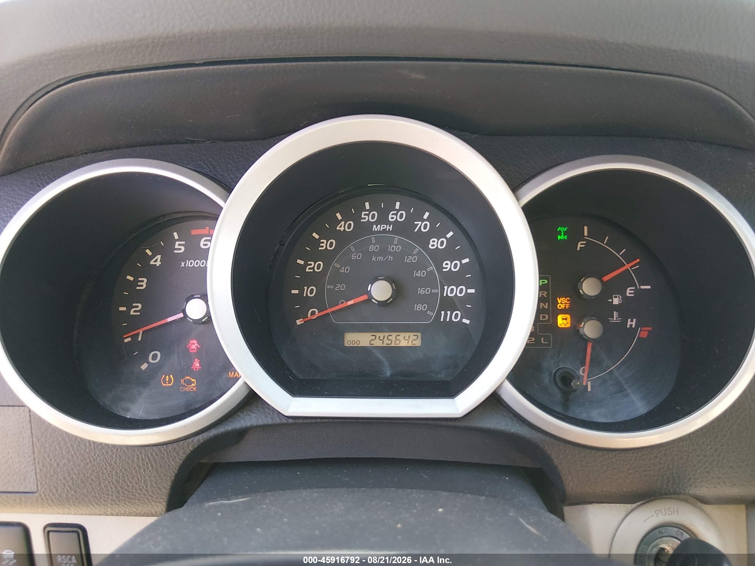 2008 Toyota 4runner Sr5 V6 Gray vin: JTEBU14R08K004556
