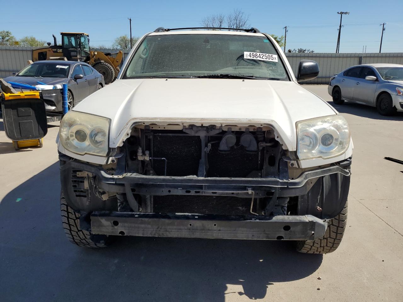 2008 Toyota 4runner Sr5 White vin: JTEBU14R08K014875