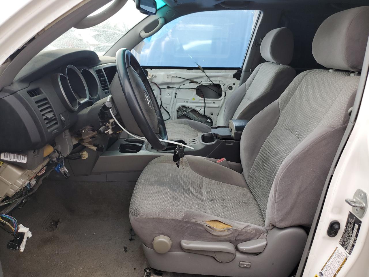 2008 Toyota 4runner Sr5 White vin: JTEBU14R08K014875