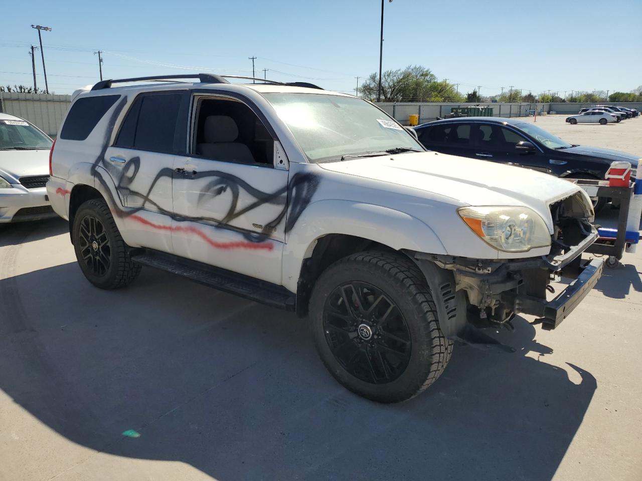 2008 Toyota 4runner Sr5 White vin: JTEBU14R08K014875