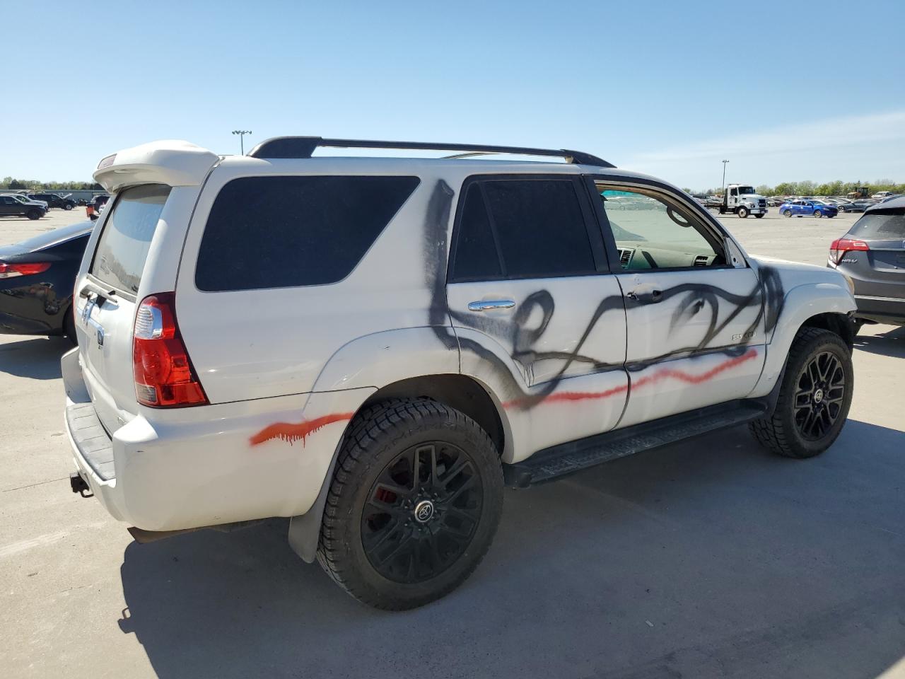 2008 Toyota 4runner Sr5 White vin: JTEBU14R08K014875