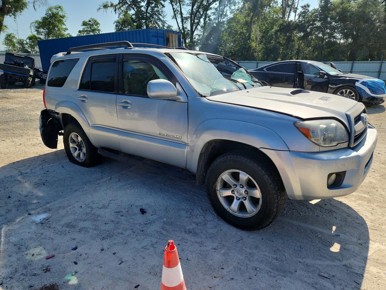 2008 Toyota 4runner Sport Edition Silver vin: JTEBU14R08K016836
