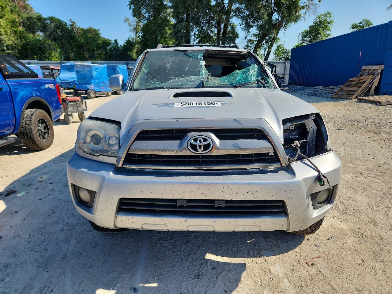 2008 Toyota 4runner Sport Edition Silver vin: JTEBU14R08K016836
