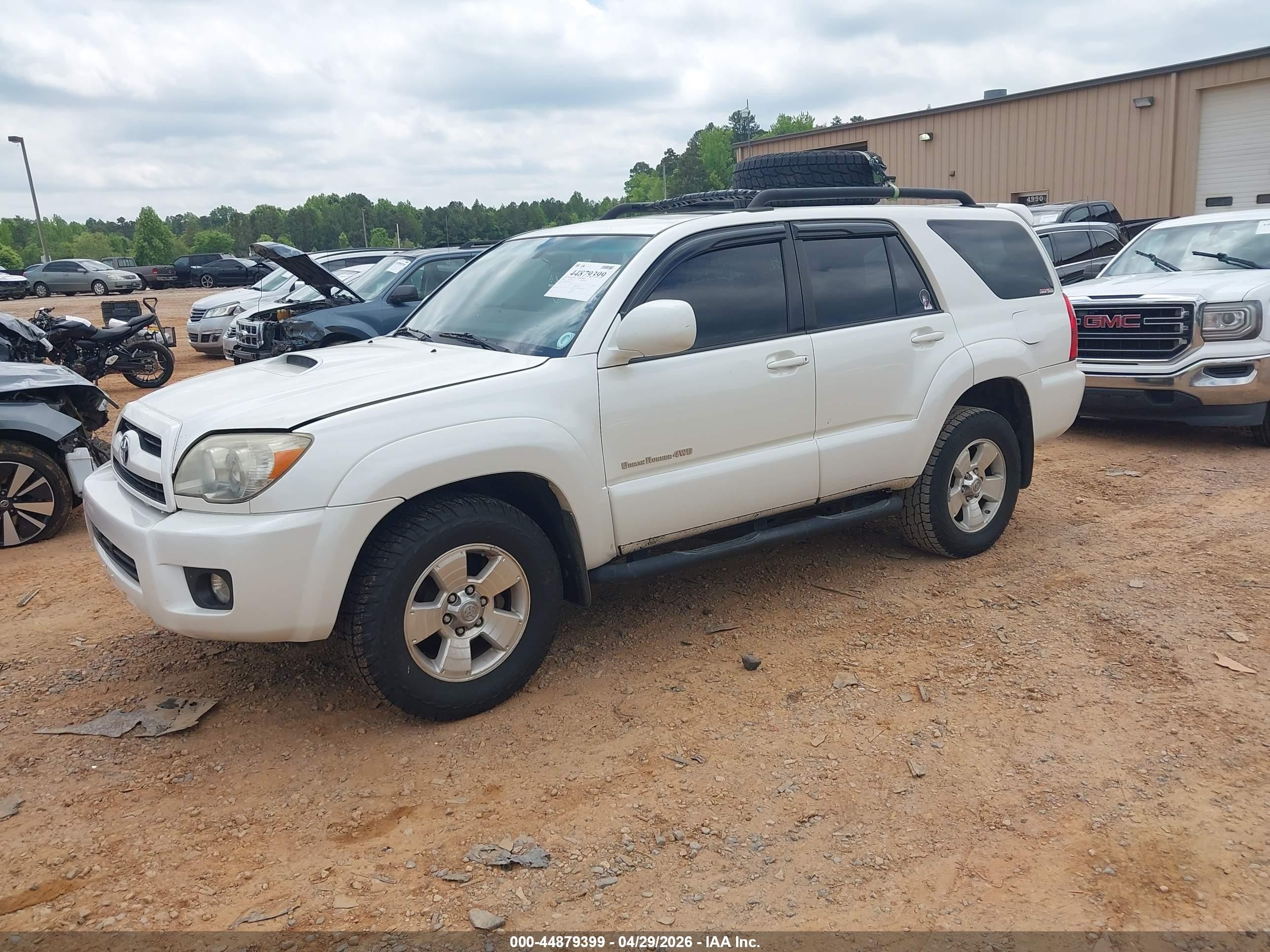 2008 Toyota 4runner Sport V6 Белый vin: JTEBU14R08K020322