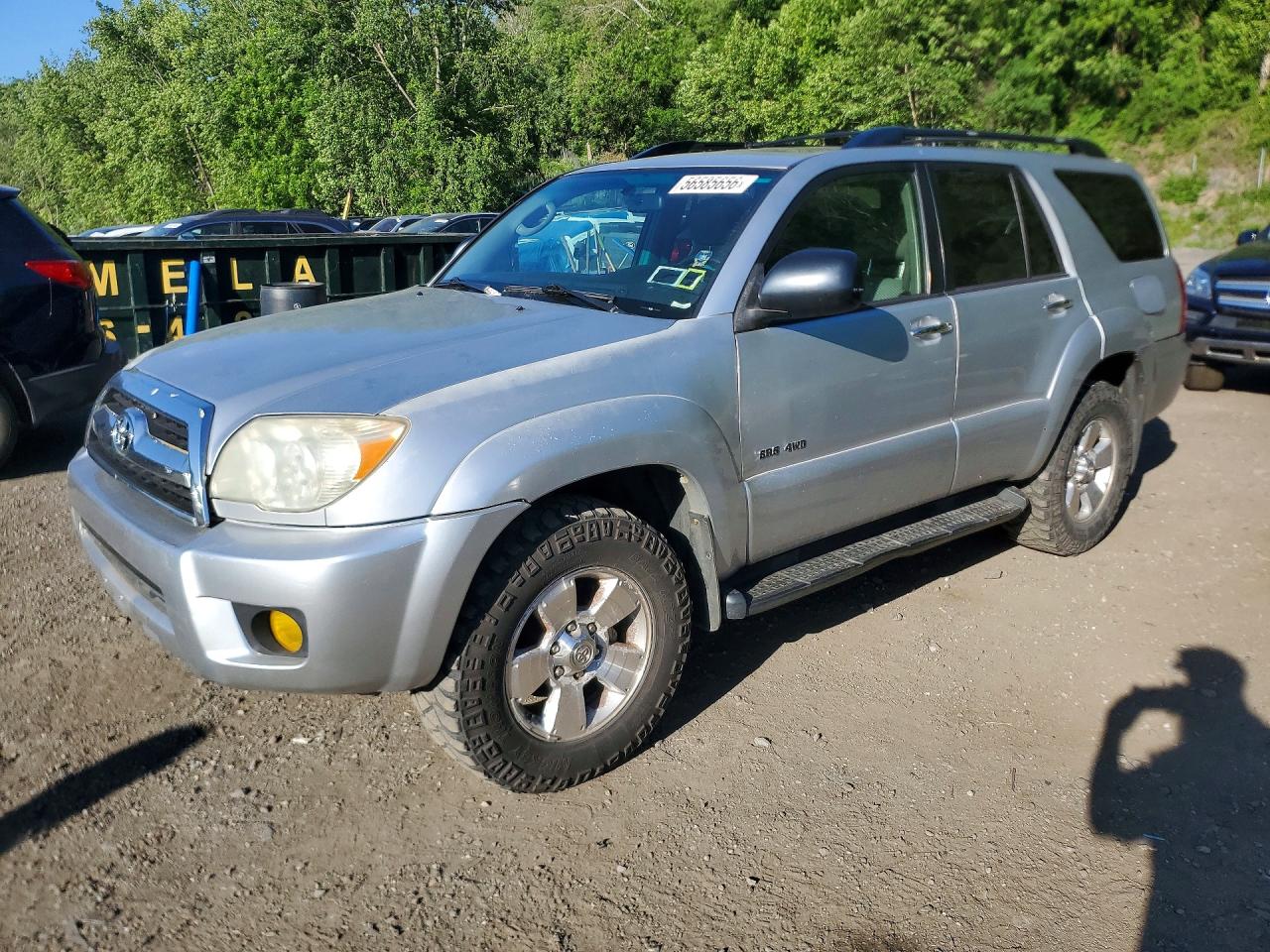 2008 Toyota 4runner Sr5 Silver vin: JTEBU14R08K029098