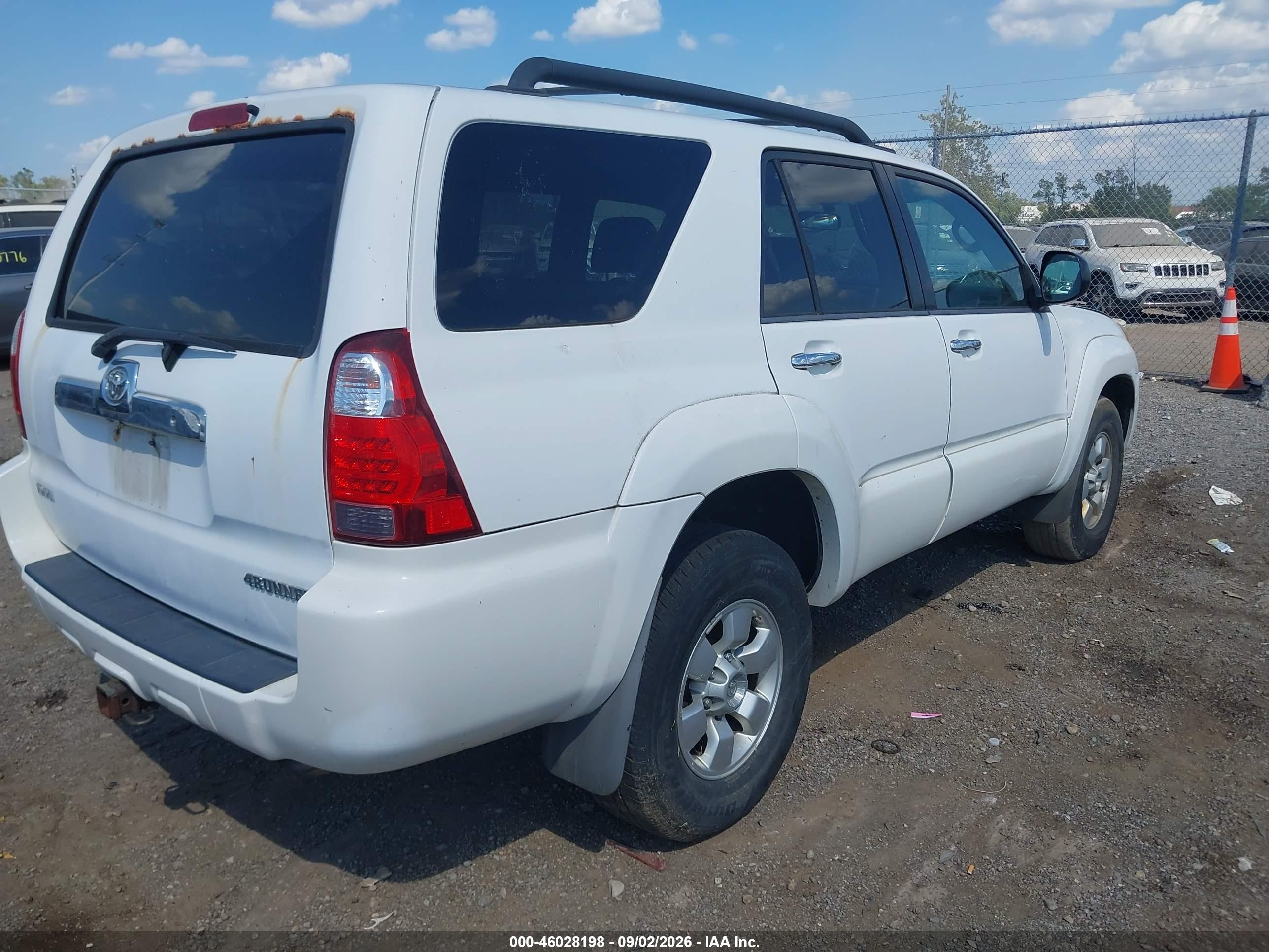 2009 Toyota 4runner Sr5 V6 Белый vin: JTEBU14R09K035906
