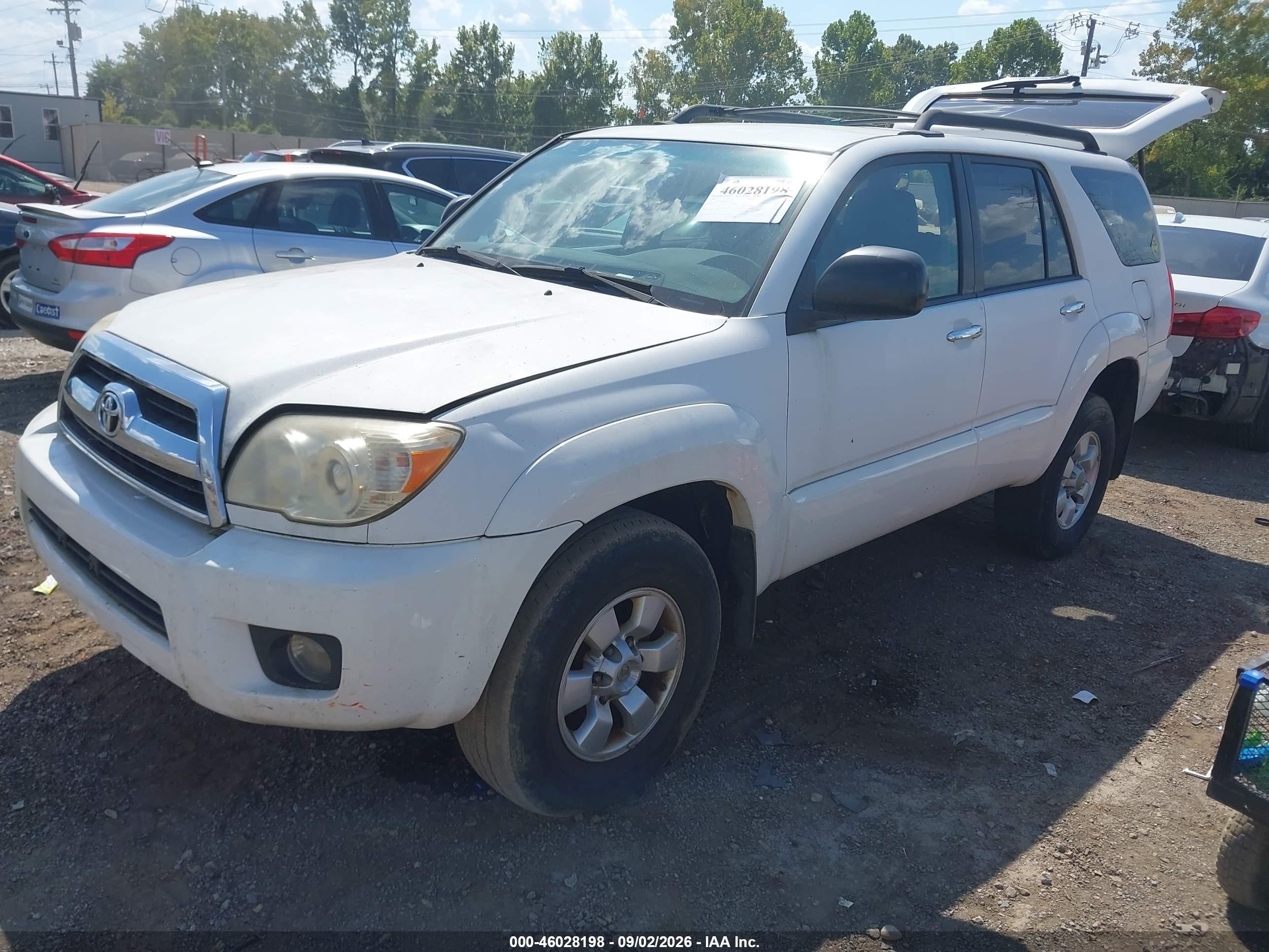 2009 Toyota 4runner Sr5 V6 Белый vin: JTEBU14R09K035906