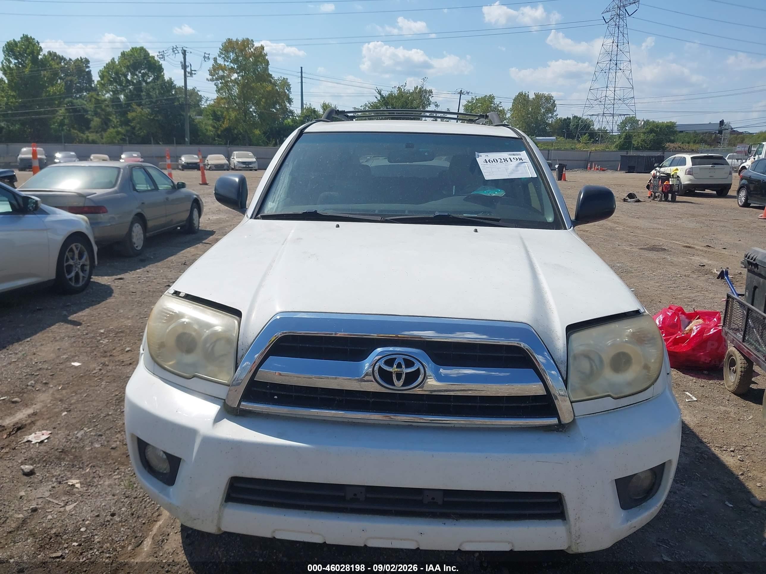 2009 Toyota 4runner Sr5 V6 Белый vin: JTEBU14R09K035906