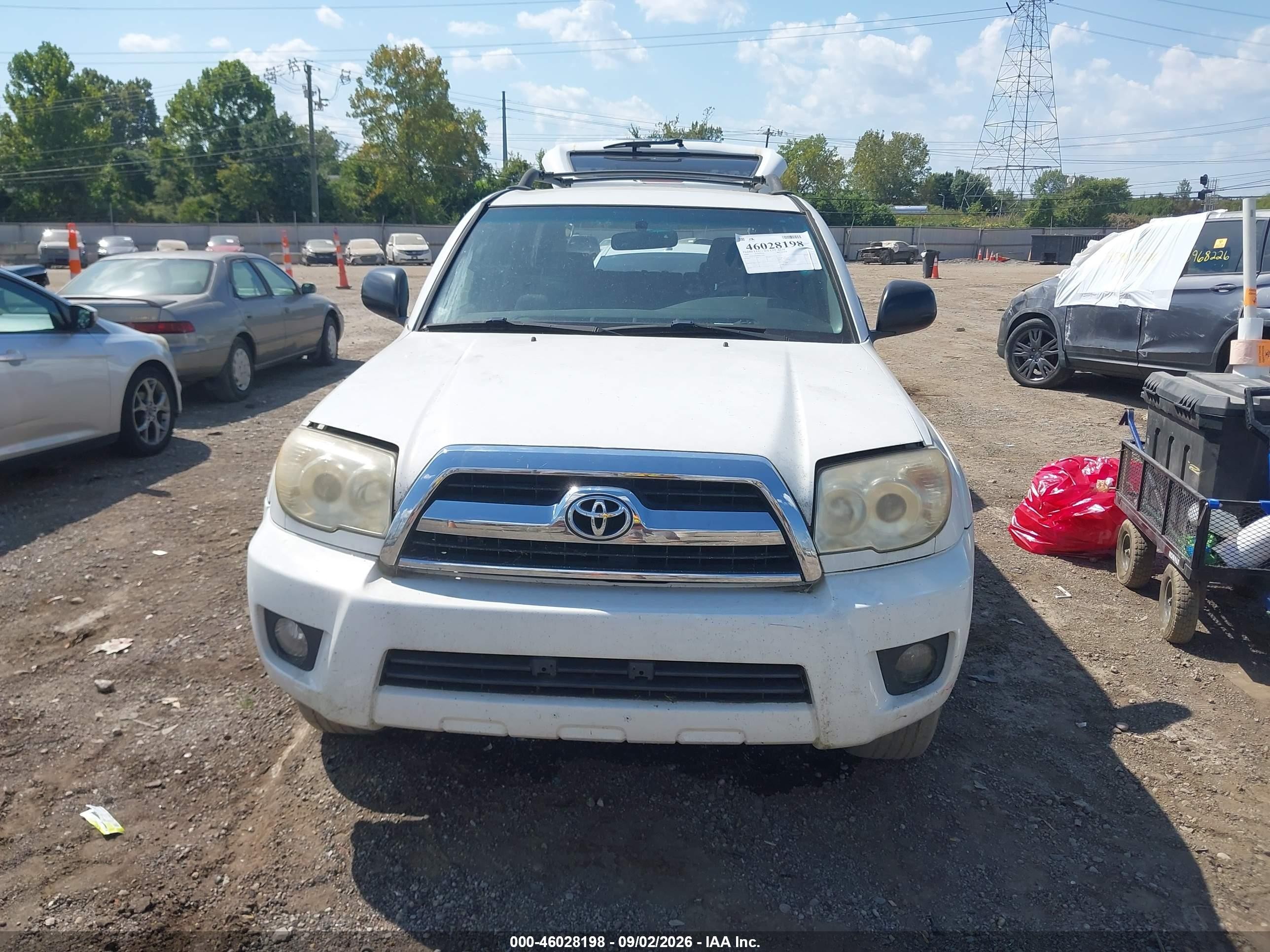 2009 Toyota 4runner Sr5 V6 Белый vin: JTEBU14R09K035906