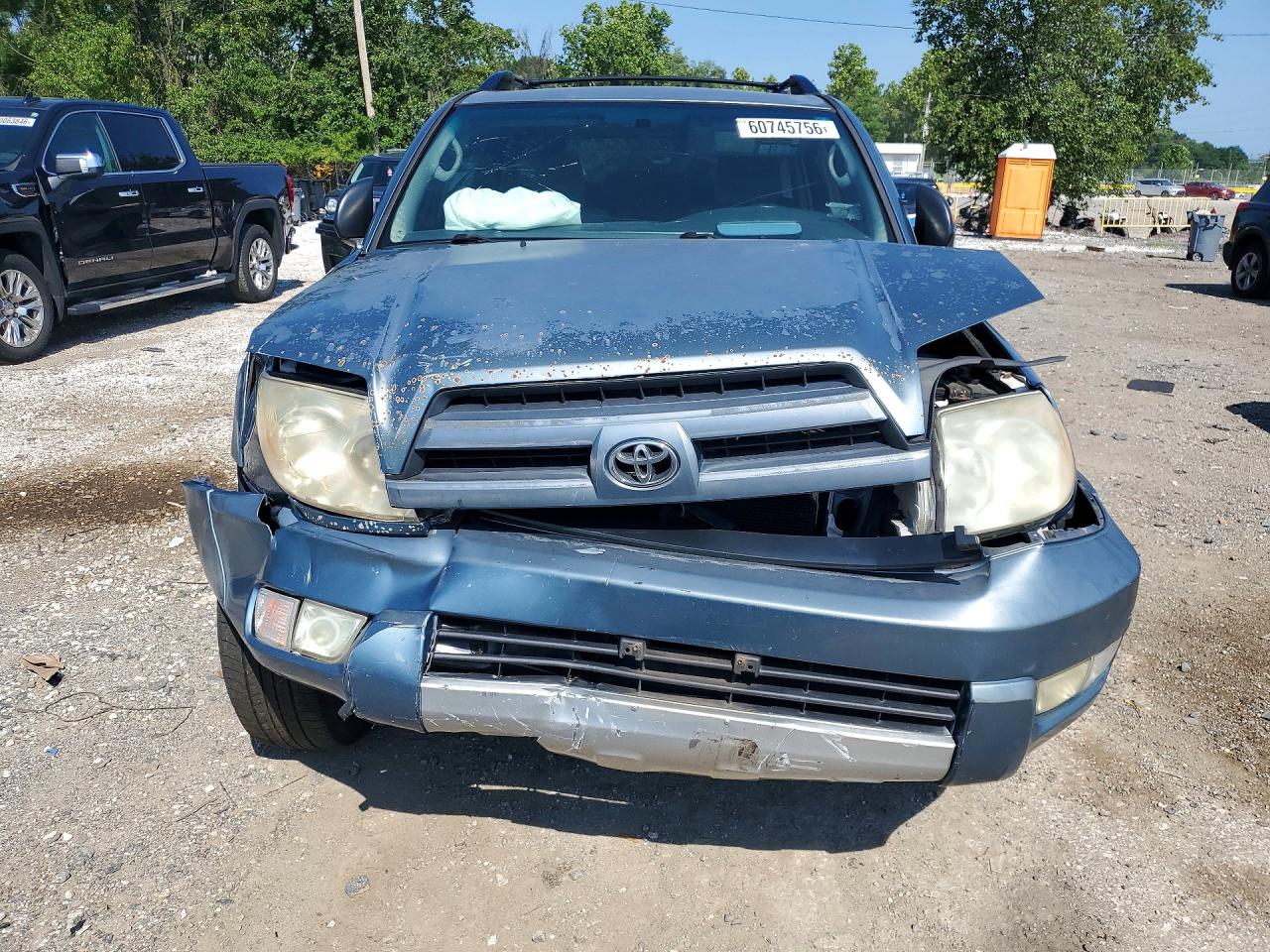 2004 Toyota 4runner Sr5 Blue vin: JTEBU14R140042206