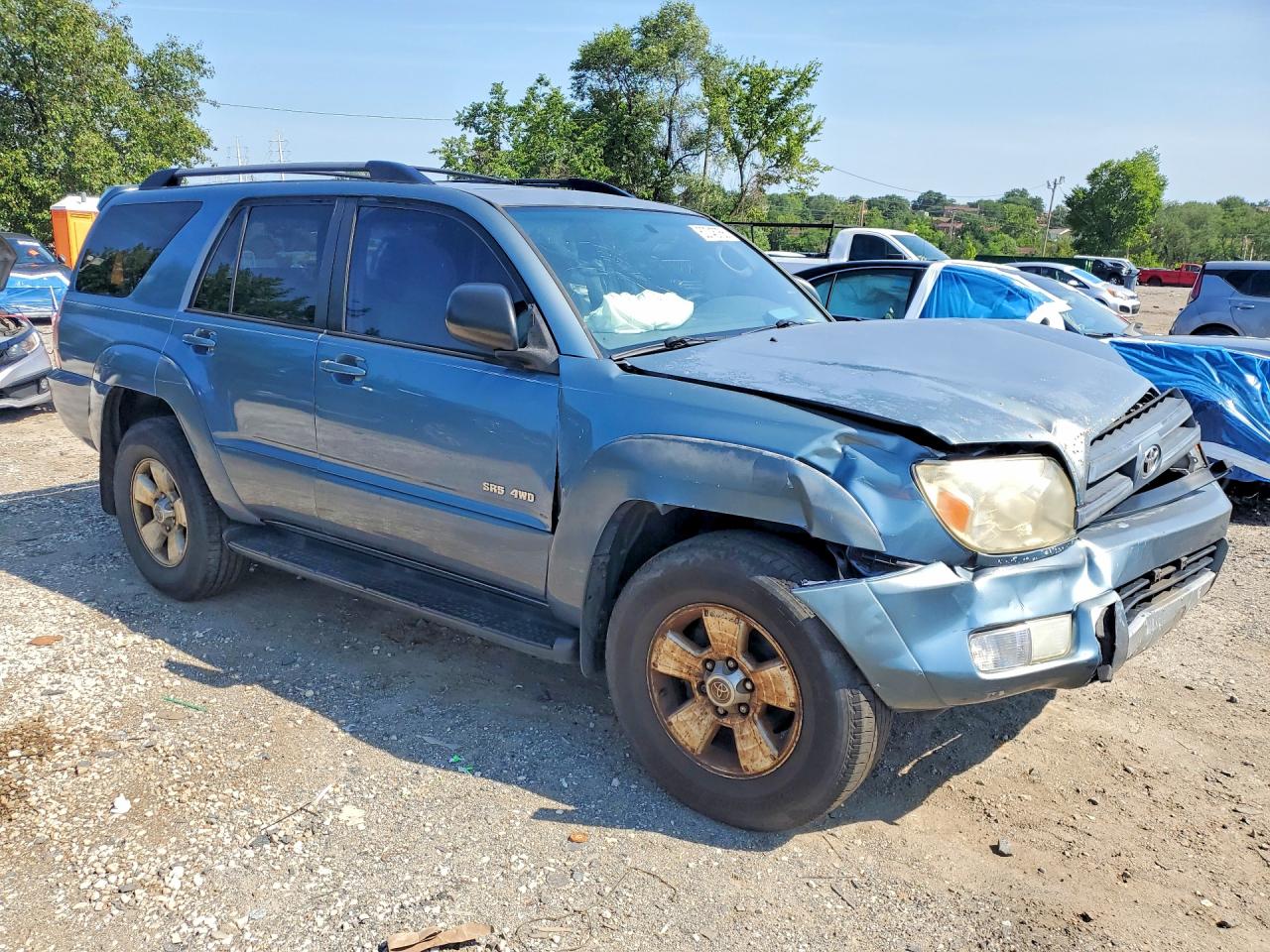 2004 Toyota 4runner Sr5 Blue vin: JTEBU14R140042206