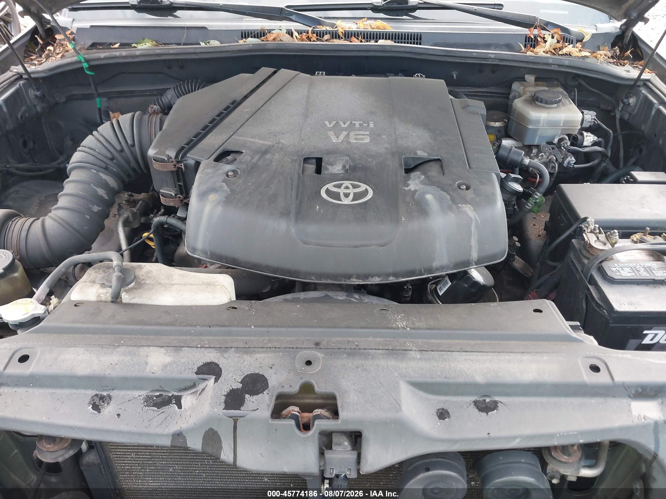 2004 Toyota 4runner Sr5 Sport V6 Gray vin: JTEBU14R140050550