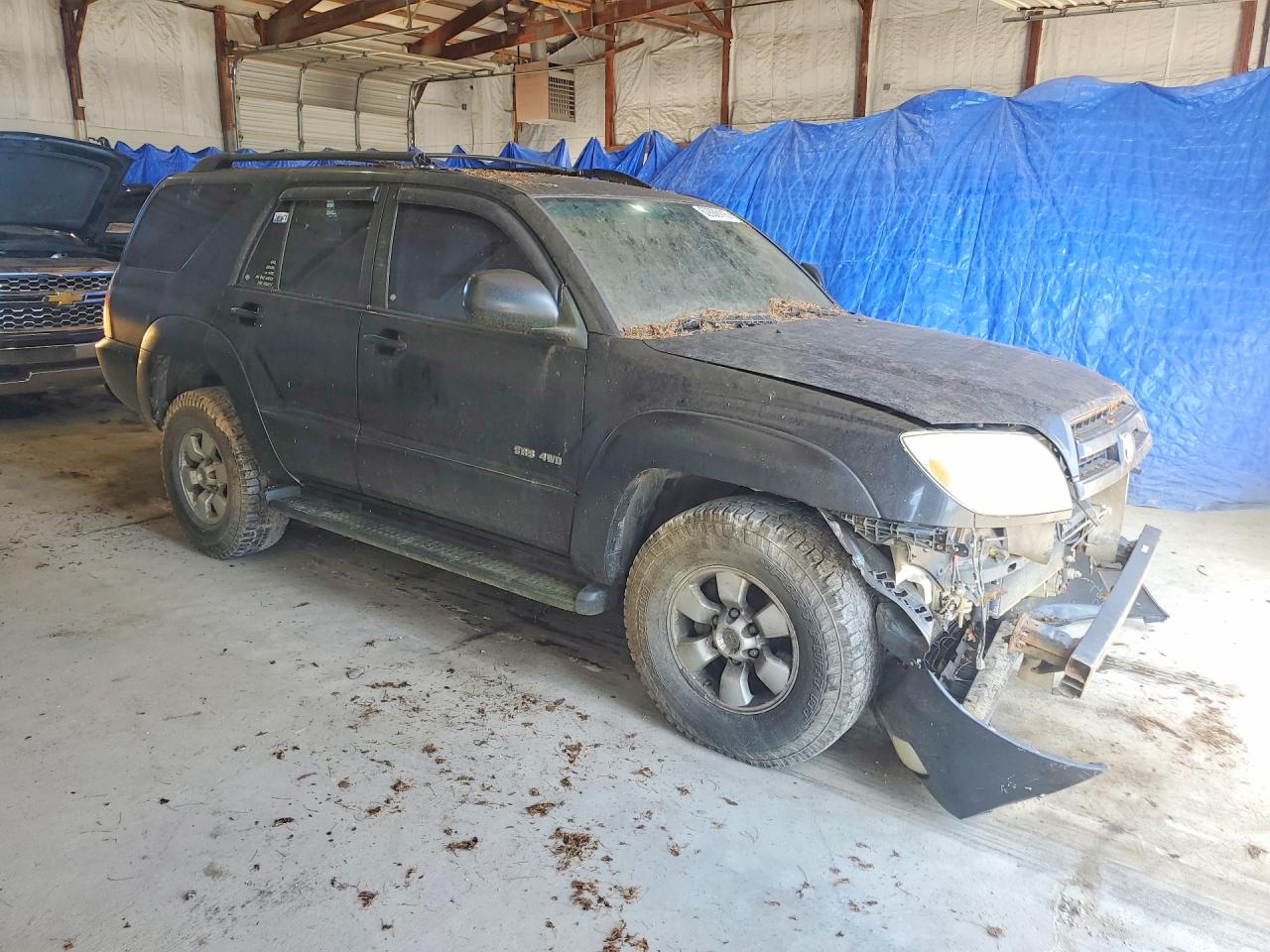 2004 Toyota 4runner Sr5 Black vin: JTEBU14R148017534