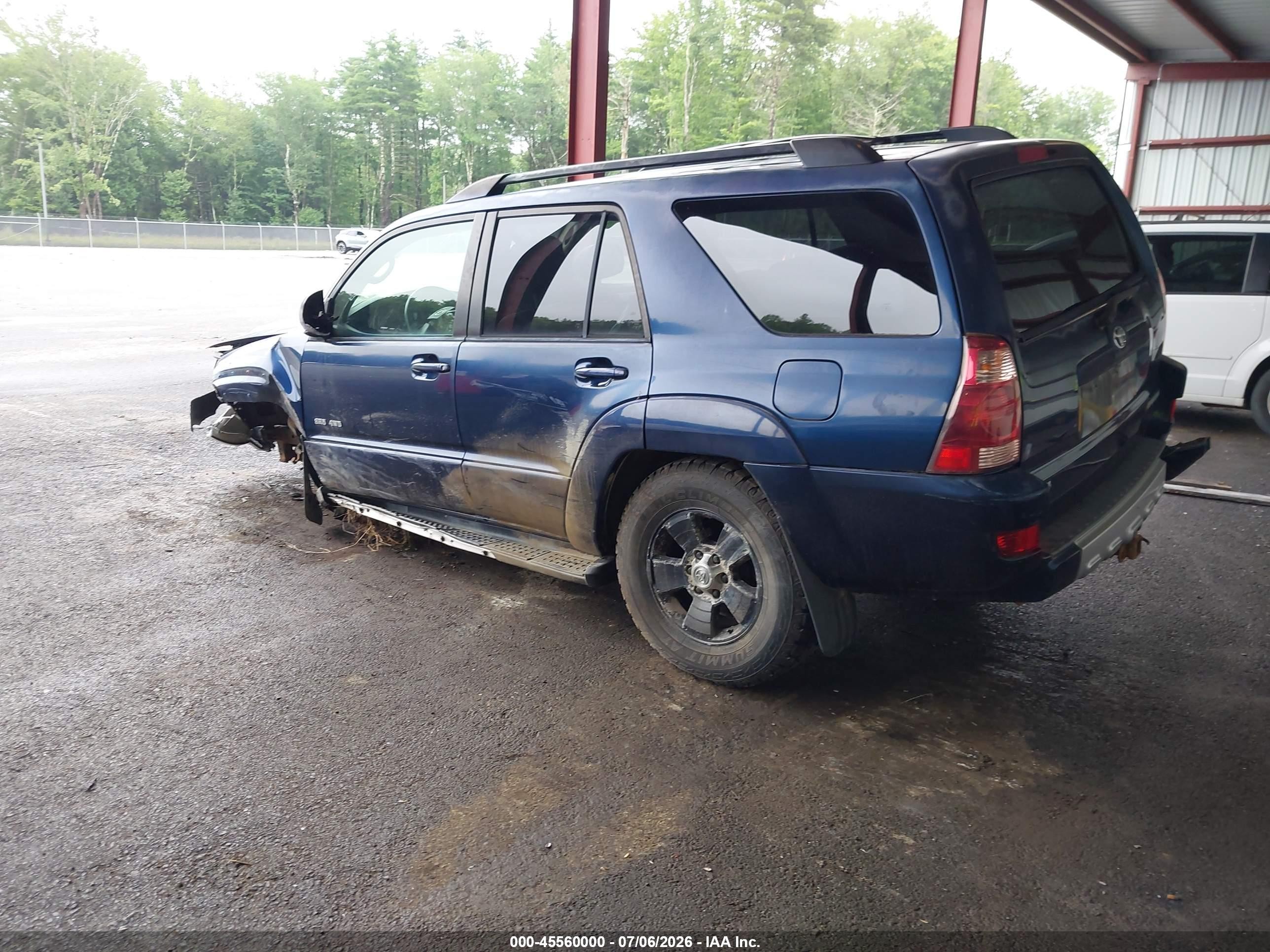 2004 Toyota 4runner Sr5 V6 Blue vin: JTEBU14R148021096