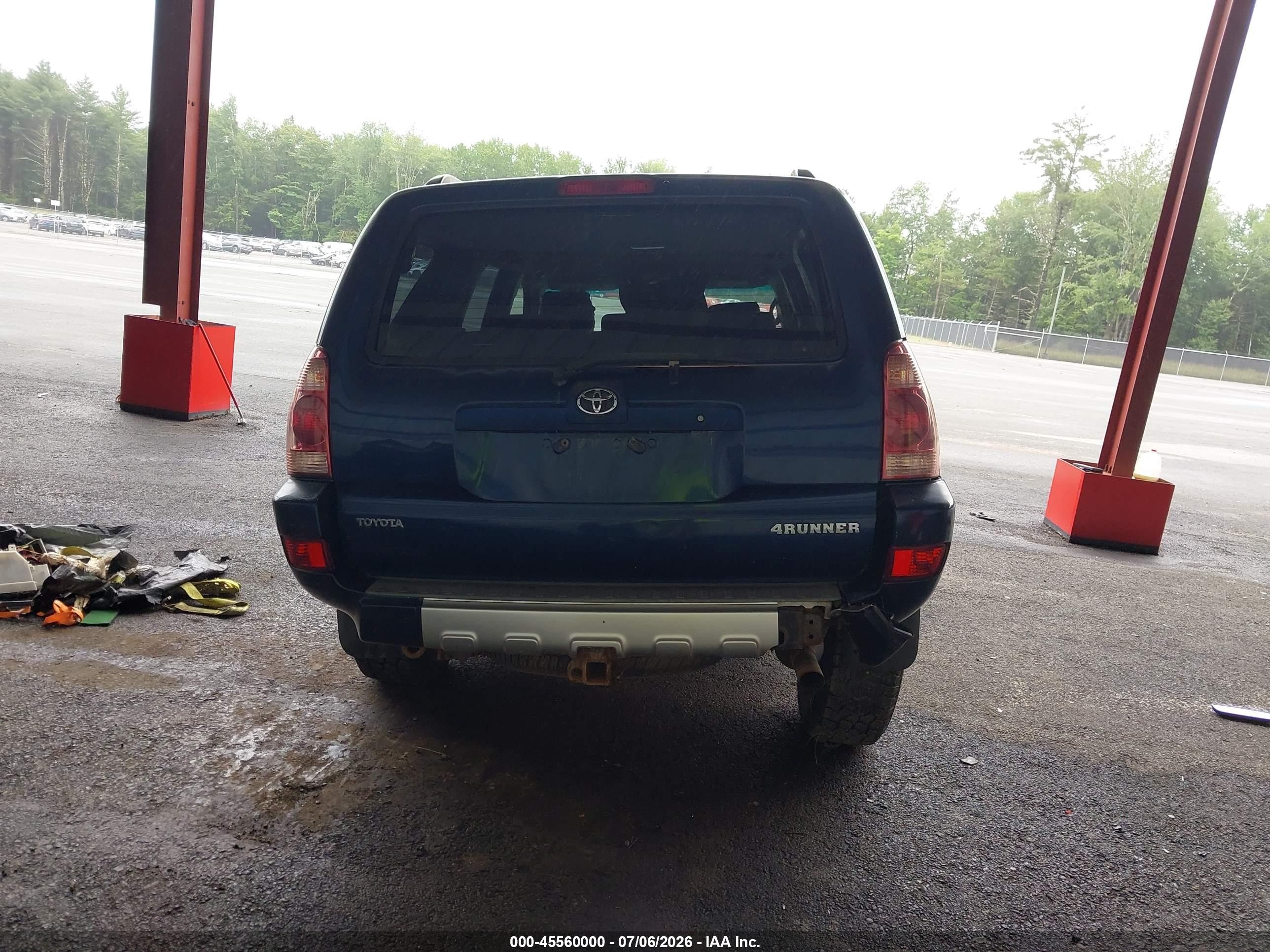 2004 Toyota 4runner Sr5 V6 Blue vin: JTEBU14R148021096