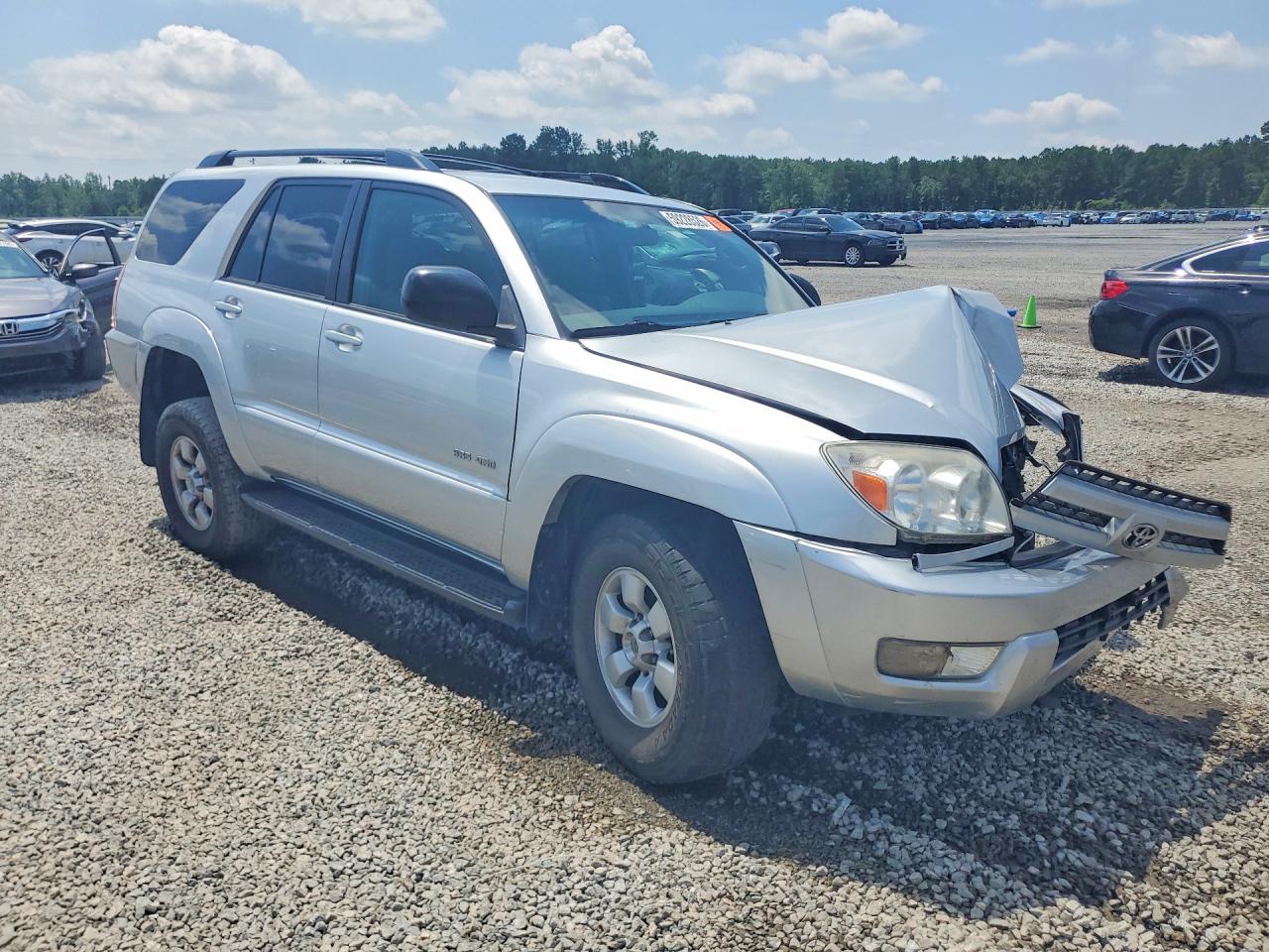 2004 Toyota 4runner Sr5 Silver vin: JTEBU14R148025195