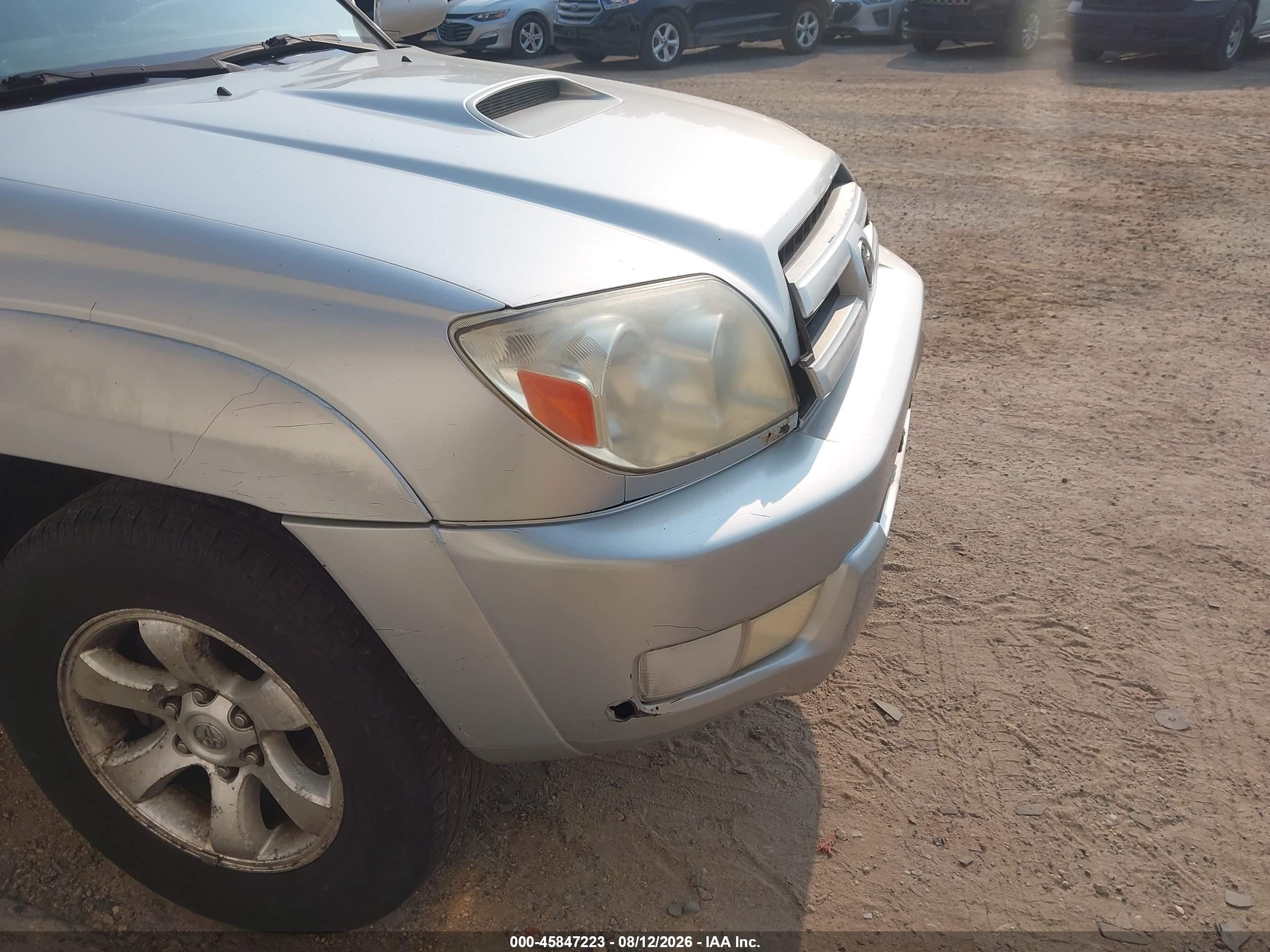 2005 Toyota 4runner Sr5 Sport V6 Silver vin: JTEBU14R150056172