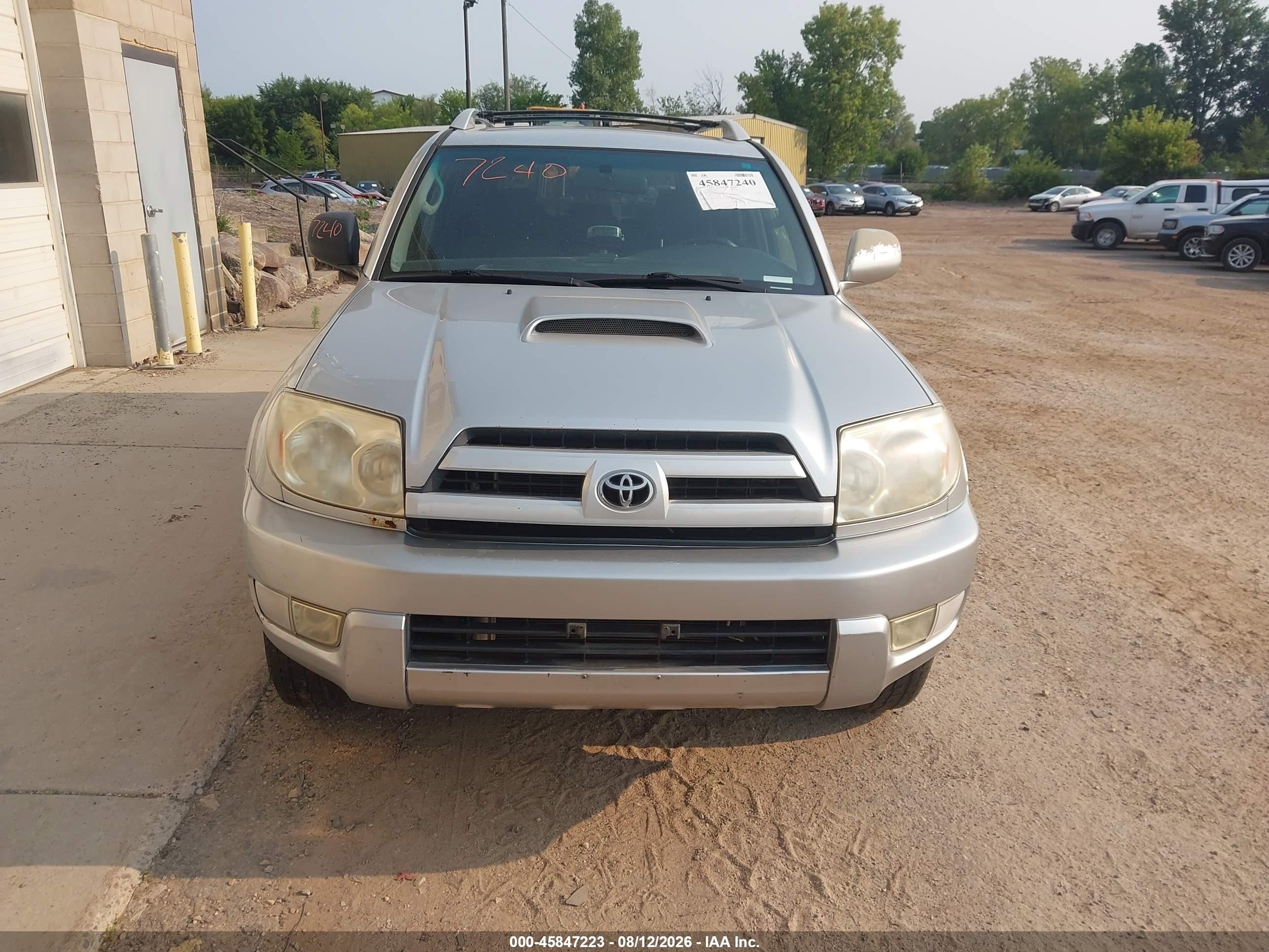 2005 Toyota 4runner Sr5 Sport V6 Silver vin: JTEBU14R150056172